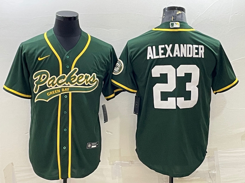 Men's Green Bay Packers Jaire Alexander Green Game Jersey Joint Edition football jersey product view 1