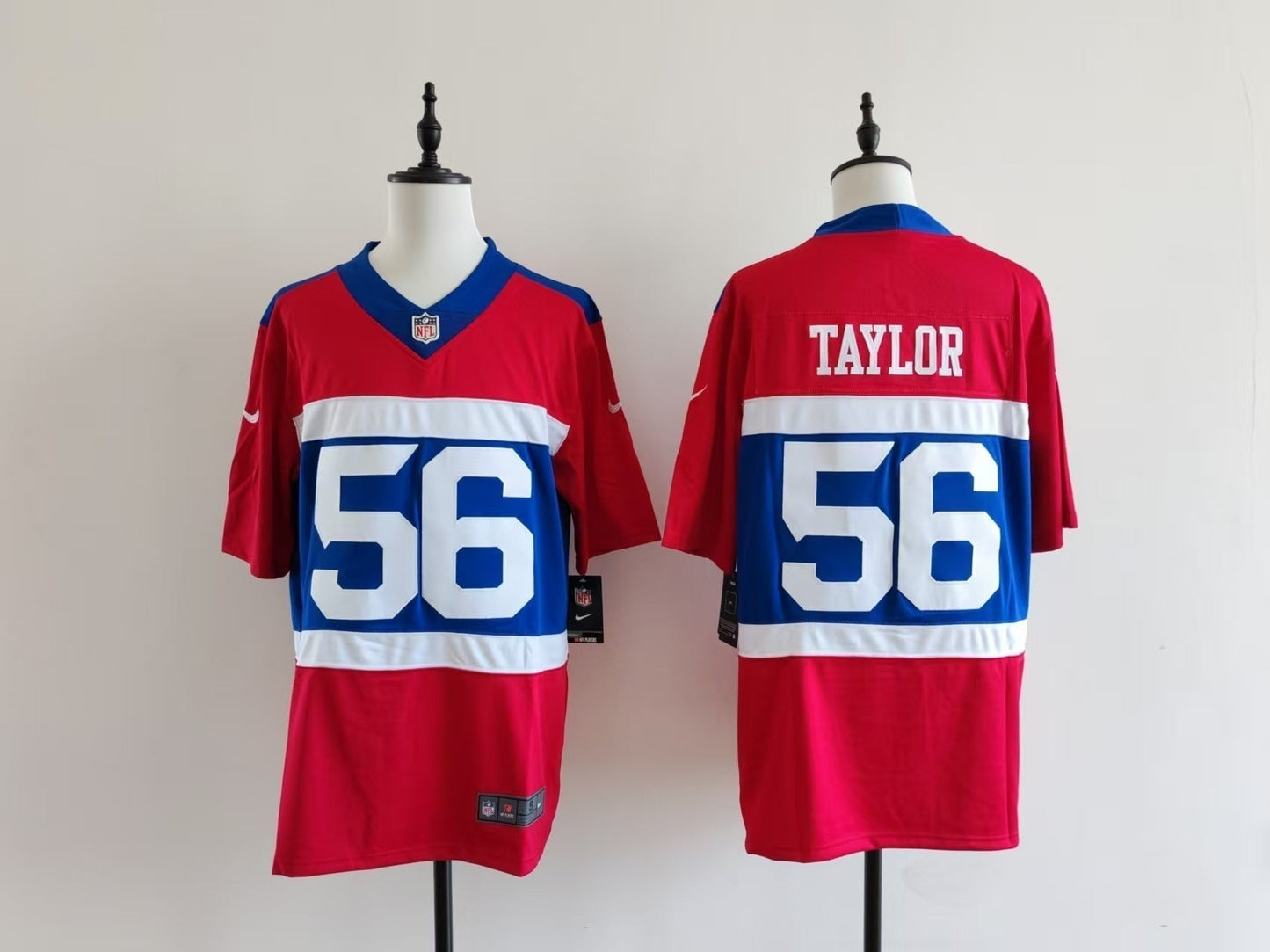 Men's New York Giants Lawrence Taylor Jersey-Red football jersey product view 1