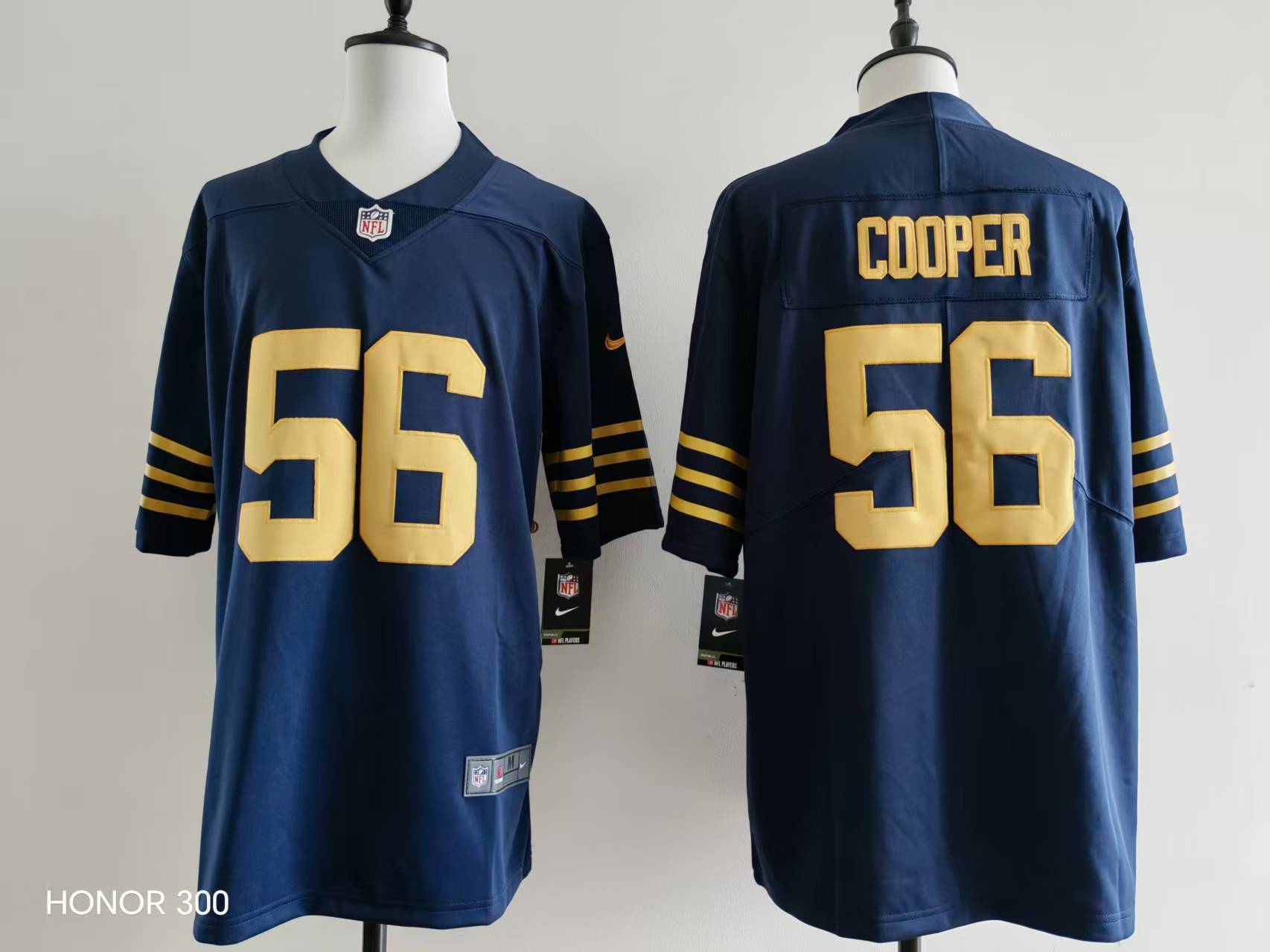 Men's Green Bay Packers Edgerrin Cooper Jersey #56 football jersey product view 1
