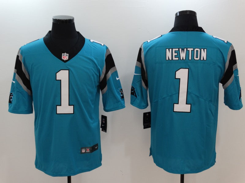 Men's Carolina Panthers Cam Newton Blue Game Jersey football jersey product view 1