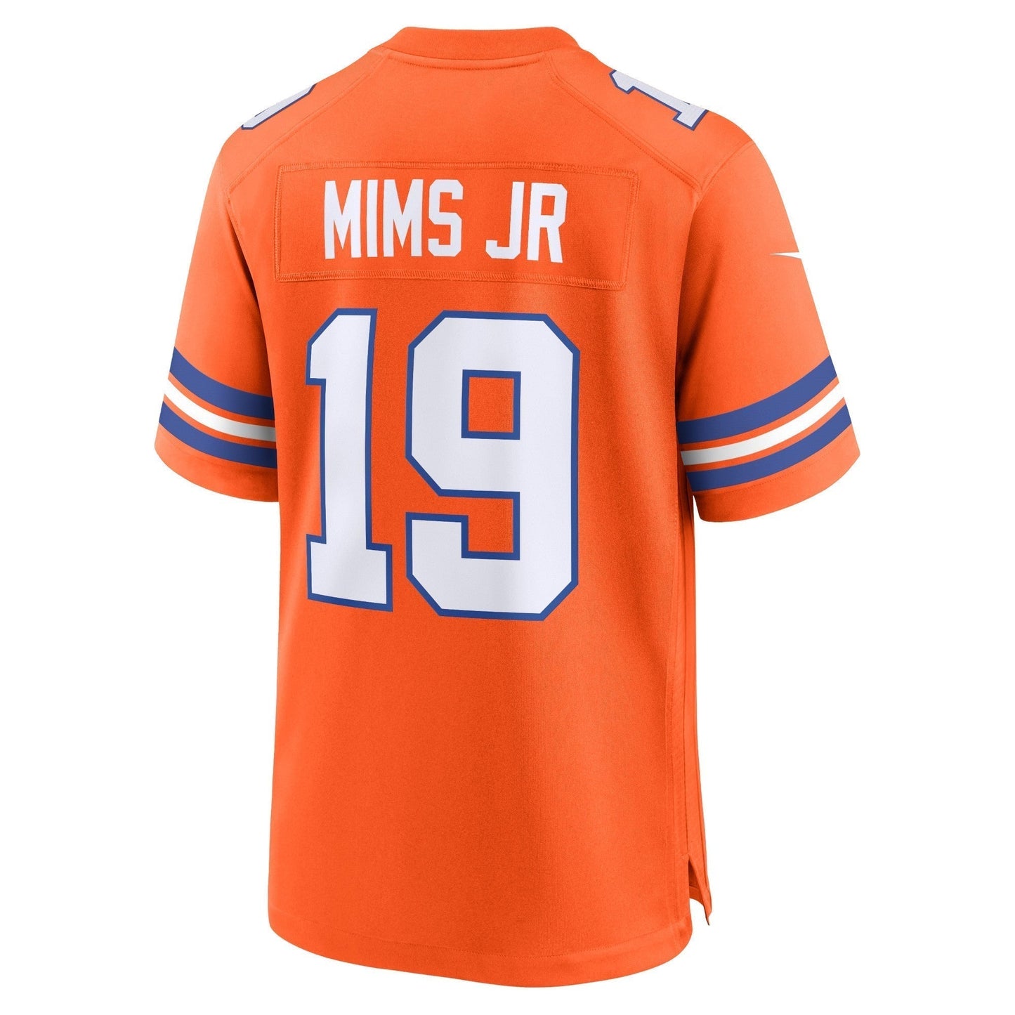 Marvin Mims Jr Denver Broncos Mile High Collection 1977 Throwback Game Jersey - Orange football jersey product view 3