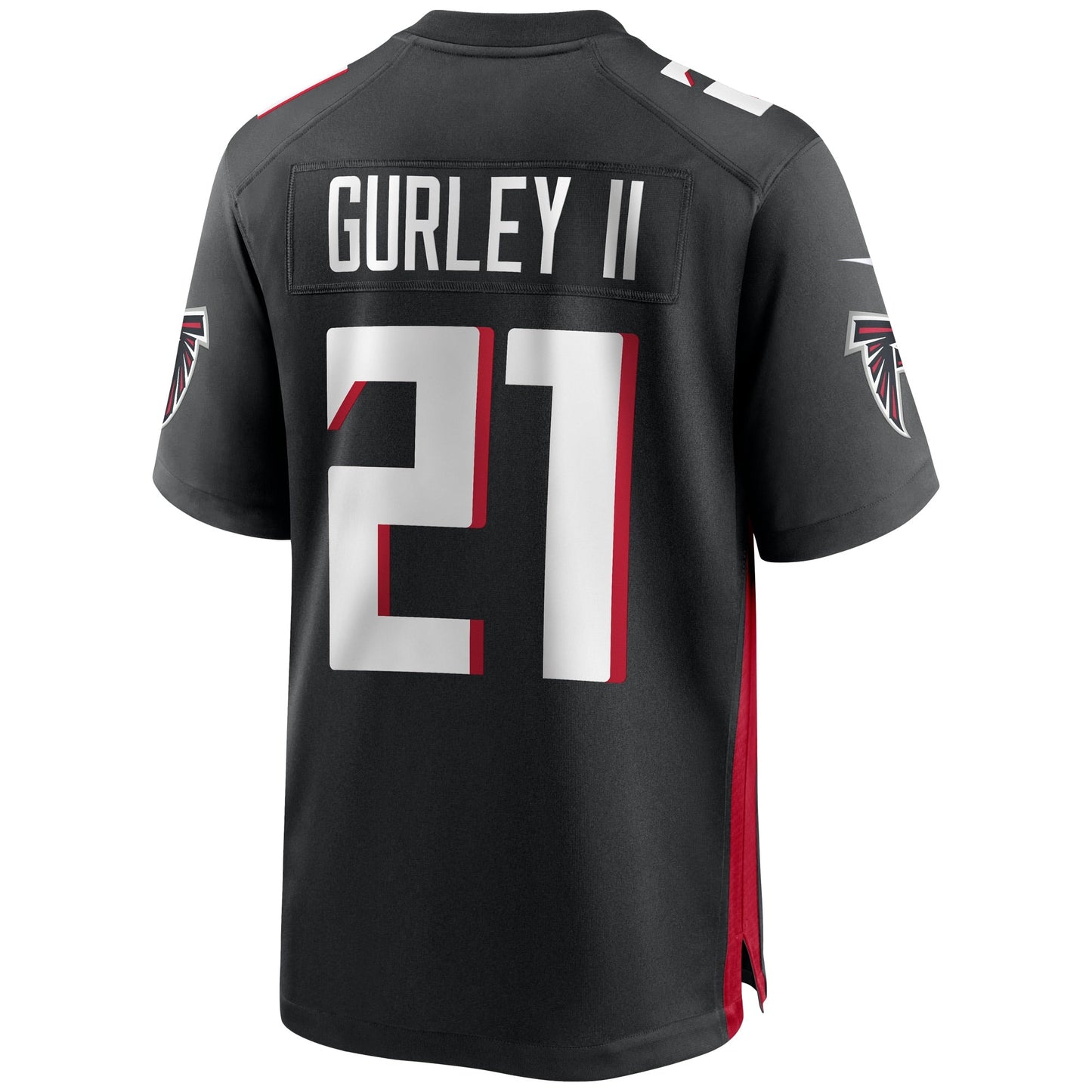 Todd Gurley II Atlanta Falcons Game Jersey - Black football jersey product view 3