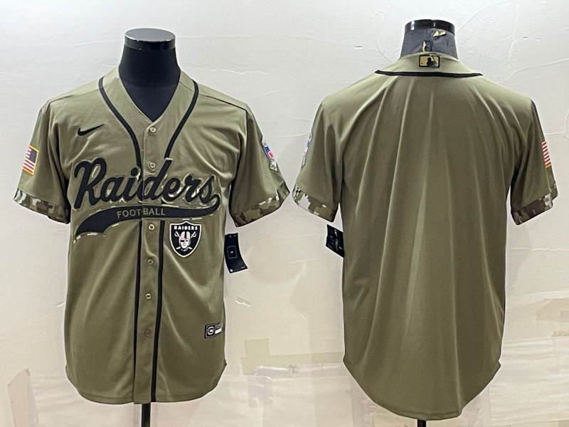 Men's Las Vegas Raiders Olive 2022 Salute To Service Limited Blank Jersey1 football jersey product view 1