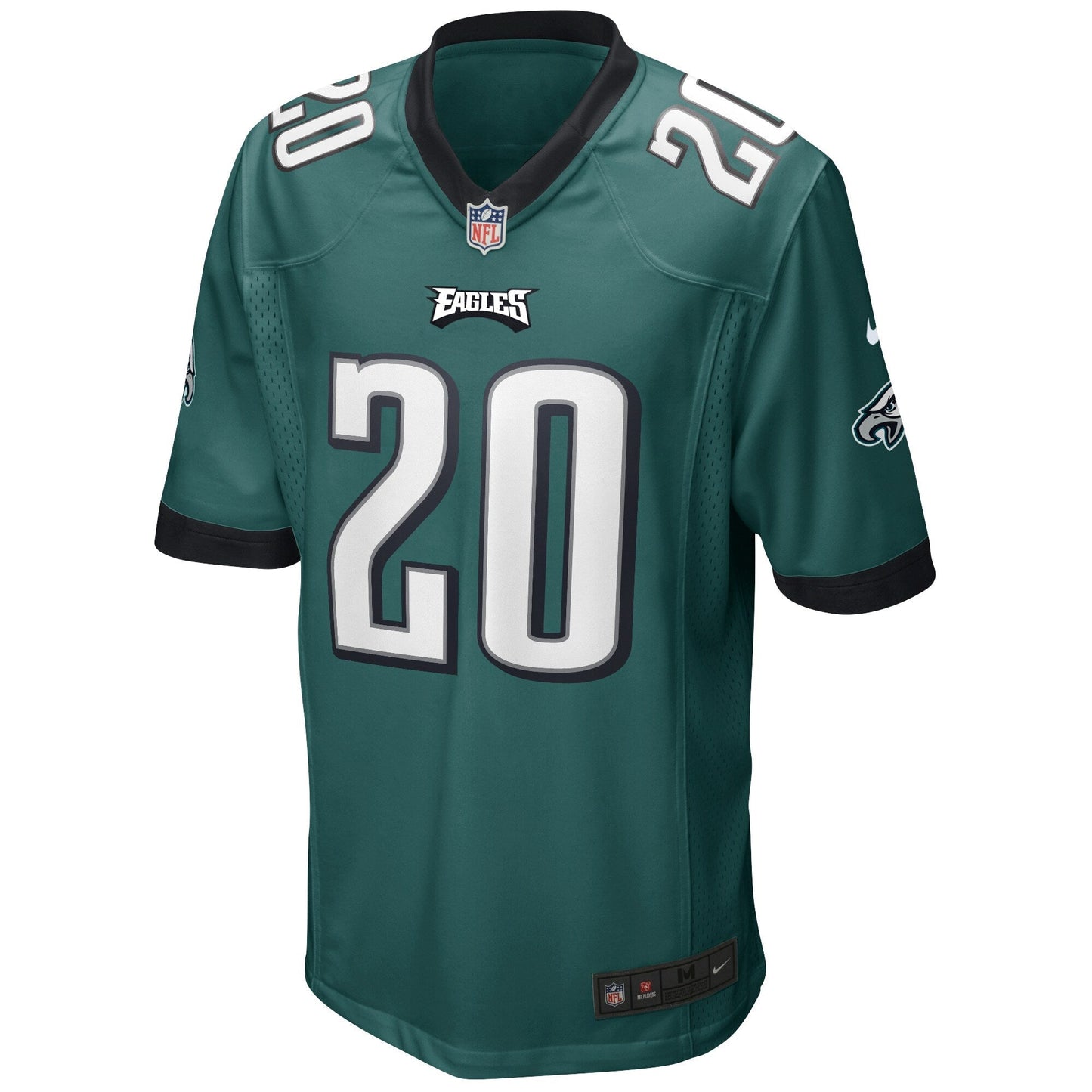 Brian Dawkins Philadelphia Eagles Game Retired Jersey - Midnight Green football jersey product view 2
