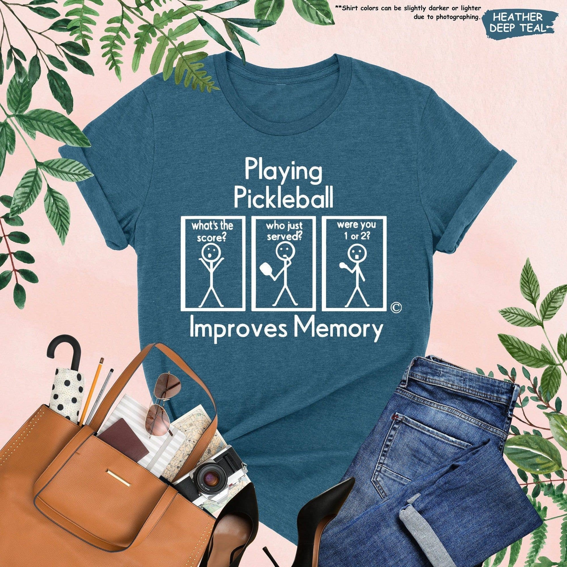 Memory Boost Pickleball Player Shirt Unisex T-shirt, Sweatshirt, Hoodie, Long Sleeve Tee - T-Shirt, Sweatshirt, Hoodie
