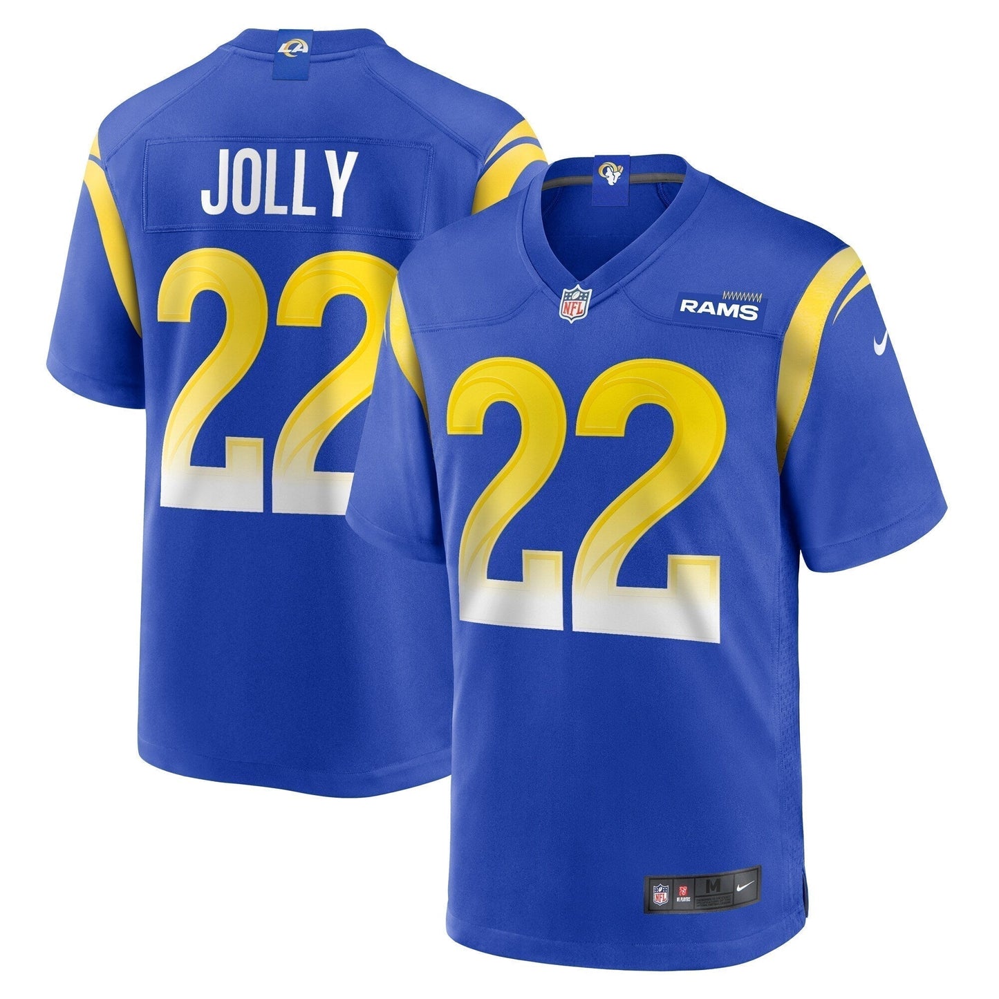 Shaun Jolly Los Angeles Rams Home Game Jersey - Royal football jersey product view 1