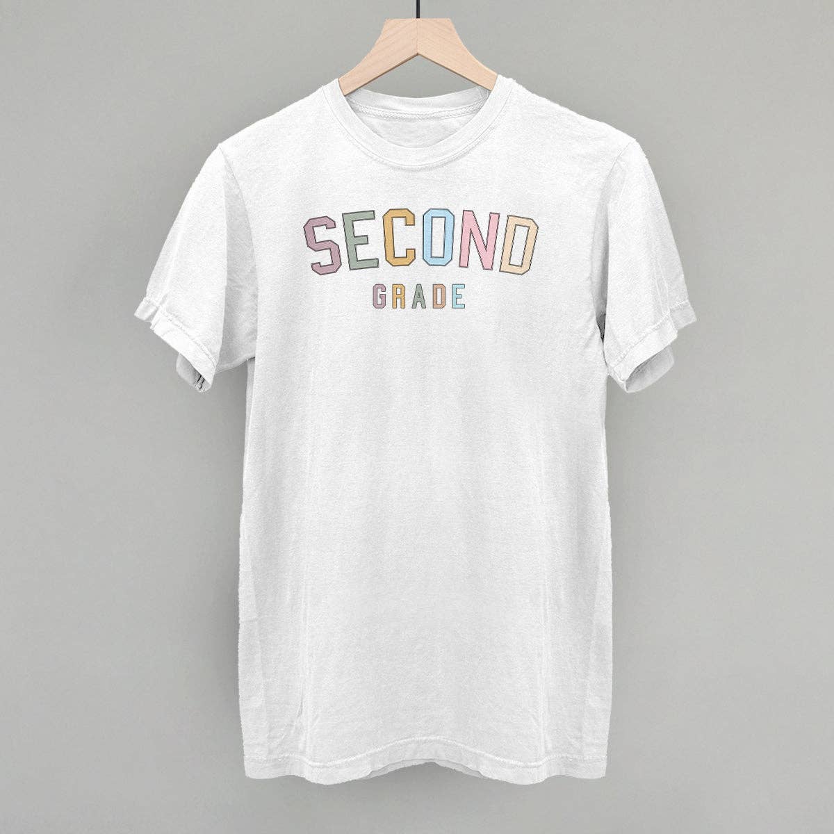 Second Grade (Pastel Arc) Unisex T-shirt, Sweatshirt, Hoodie, Long Sleeve Tee - T-Shirt, Sweatshirt, Hoodie