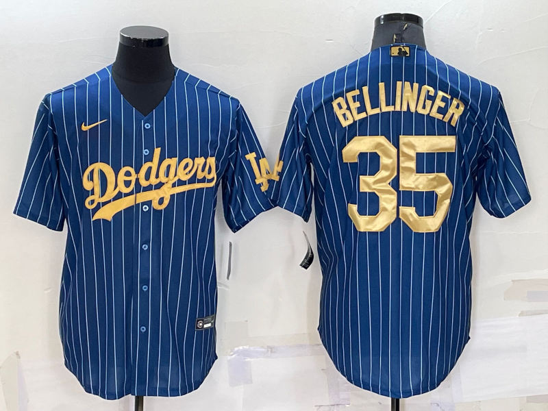 Men's Los Angeles Dodgers Cody Bellinger Blue Replica Game Jersey baseball jersey product view 1
