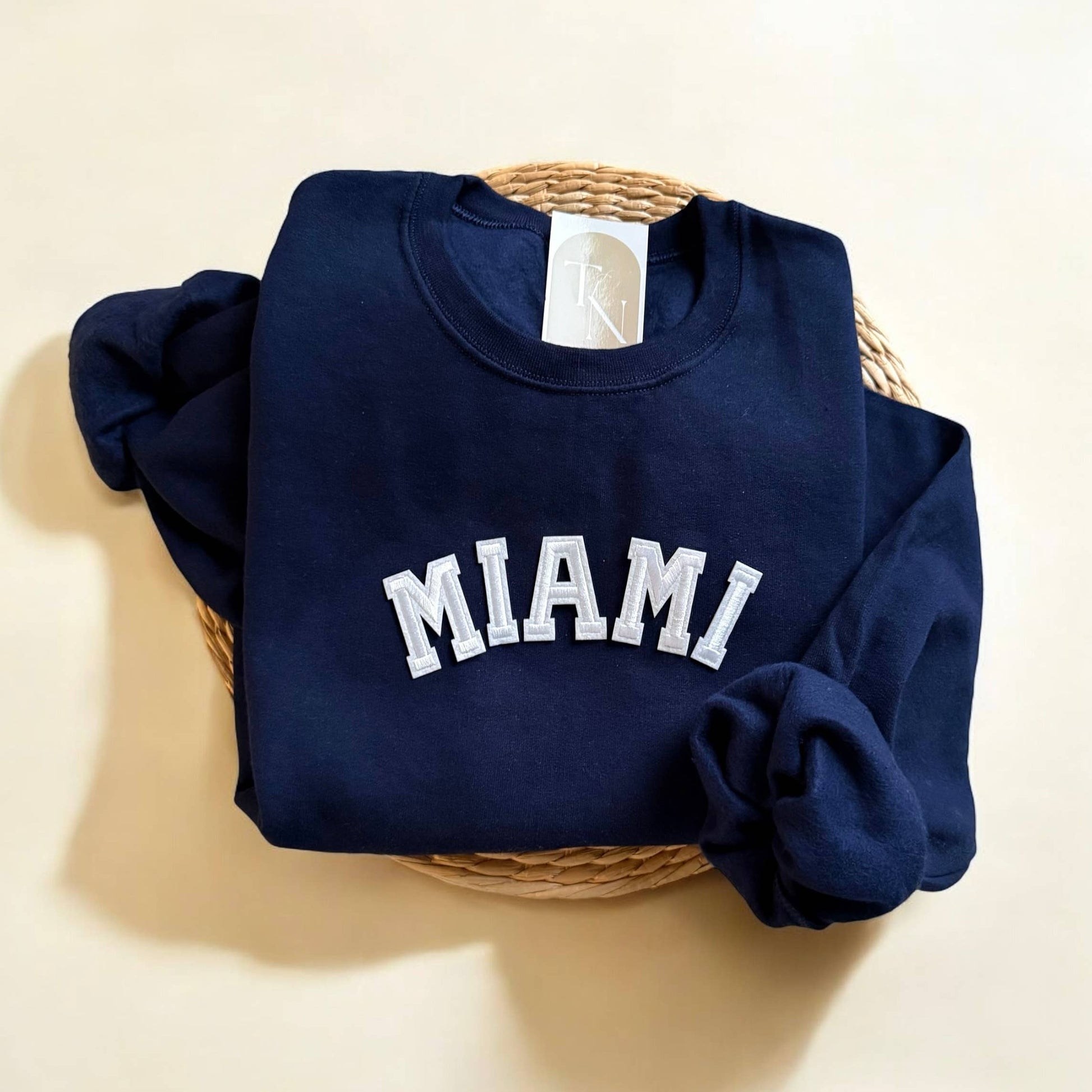 Miami Sweatshirt, Miami Beach Bum Sweater Unisex T-shirt, Sweatshirt, Hoodie, Long Sleeve Tee - T-Shirt, Sweatshirt, Hoodie