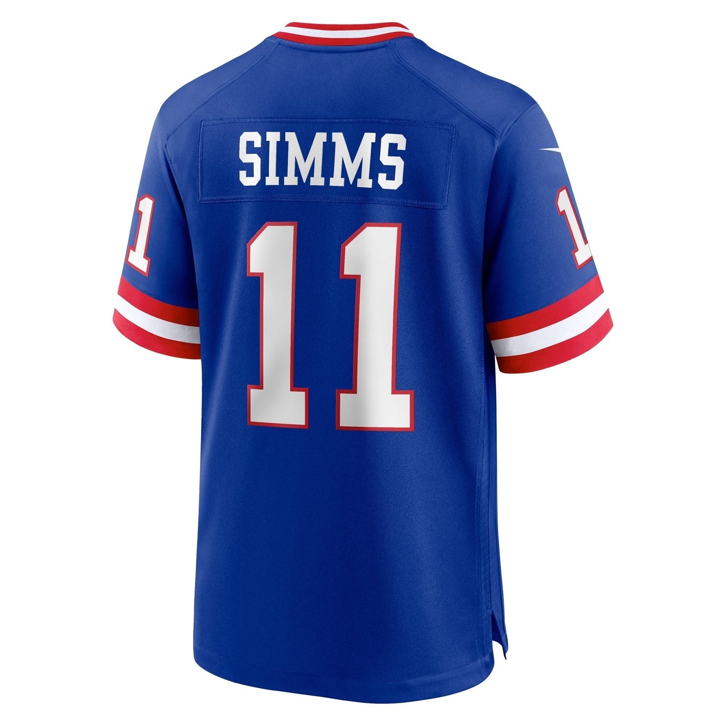 Phil Simms New York Giants Classic Retired Game Jersey - Royal football jersey product view 3