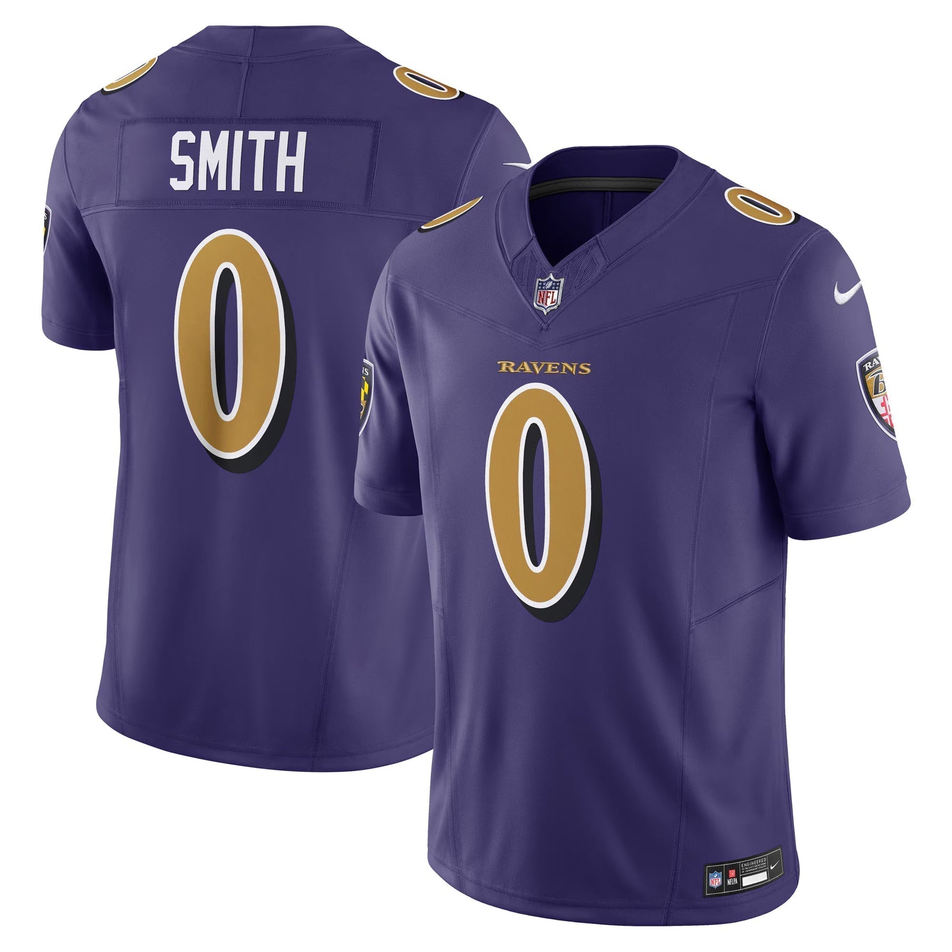 Baltimore Ravens Roquan Smith Purple Alternate 2 Vapor F.U.S.E. Limited Jersey football jersey product view 1