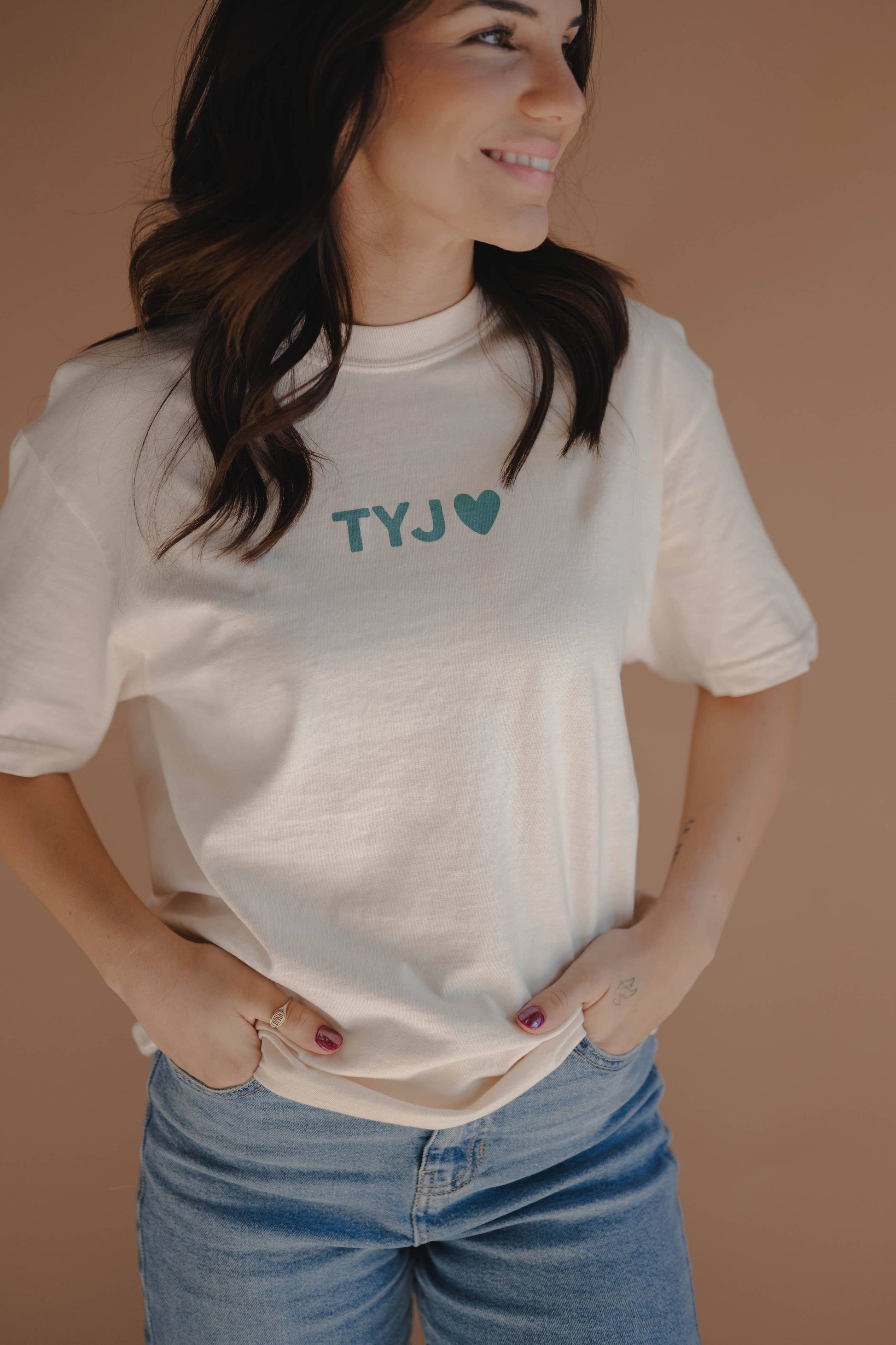 Thank You Jesus Tee - Ivory | Women's Christian Tee Unisex T-shirt, Sweatshirt, Hoodie, Long Sleeve Tee - T-Shirt, Sweatshirt, Hoodie