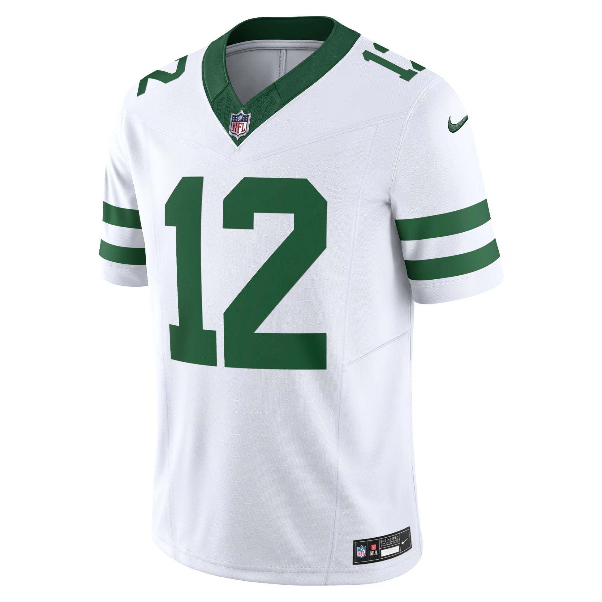New York Jets Joe Namath Legacy White Vapor F.U.S.E. Limited Jersey football jersey product view 1