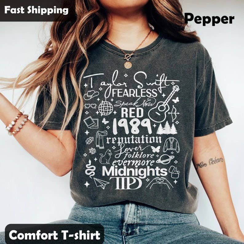 The Tortured Poets Department Eras Tour 2023 Shirt Unisex T-shirt, Sweatshirt, Hoodie, Long Sleeve Tee - T-Shirt, Sweatshirt, Hoodie