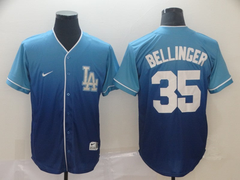 Men's Los Angeles Dodgers Cody Bellinger Blue Game Jersey baseball jersey product view 1