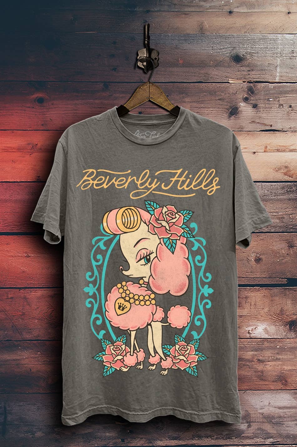 Beverly Hills Poodle Graphic Top Unisex T-shirt, Sweatshirt, Hoodie, Long Sleeve Tee - T-Shirt, Sweatshirt, Hoodie