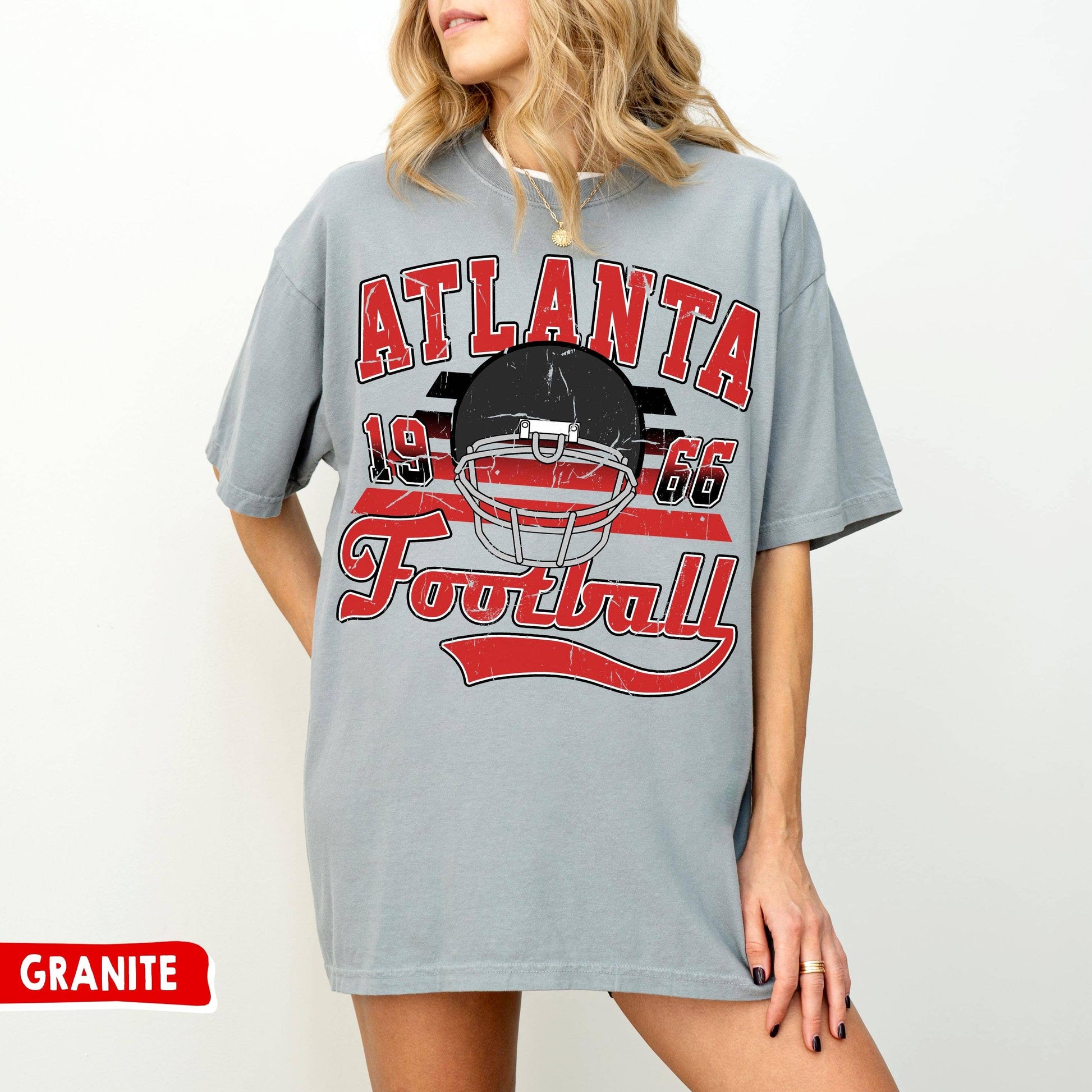 Vintage Atlanta Football Sweatshirt - Falcon Fan Retro Gift Unisex T-shirt, Sweatshirt, Hoodie, Long Sleeve Tee - T-Shirt, Sweatshirt, Hoodie