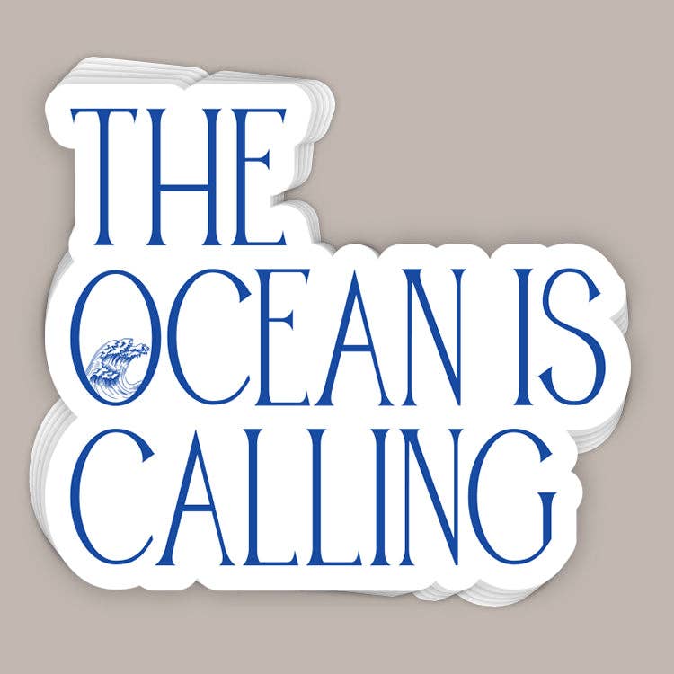 The Ocean Is Calling (Decal) Unisex T-shirt, Sweatshirt, Hoodie, Long Sleeve Tee - T-Shirt, Sweatshirt, Hoodie