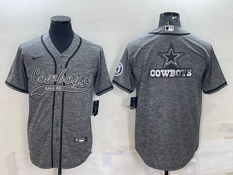 Men's Dallas Cowboys Gray Player Jersey football jersey product view 1