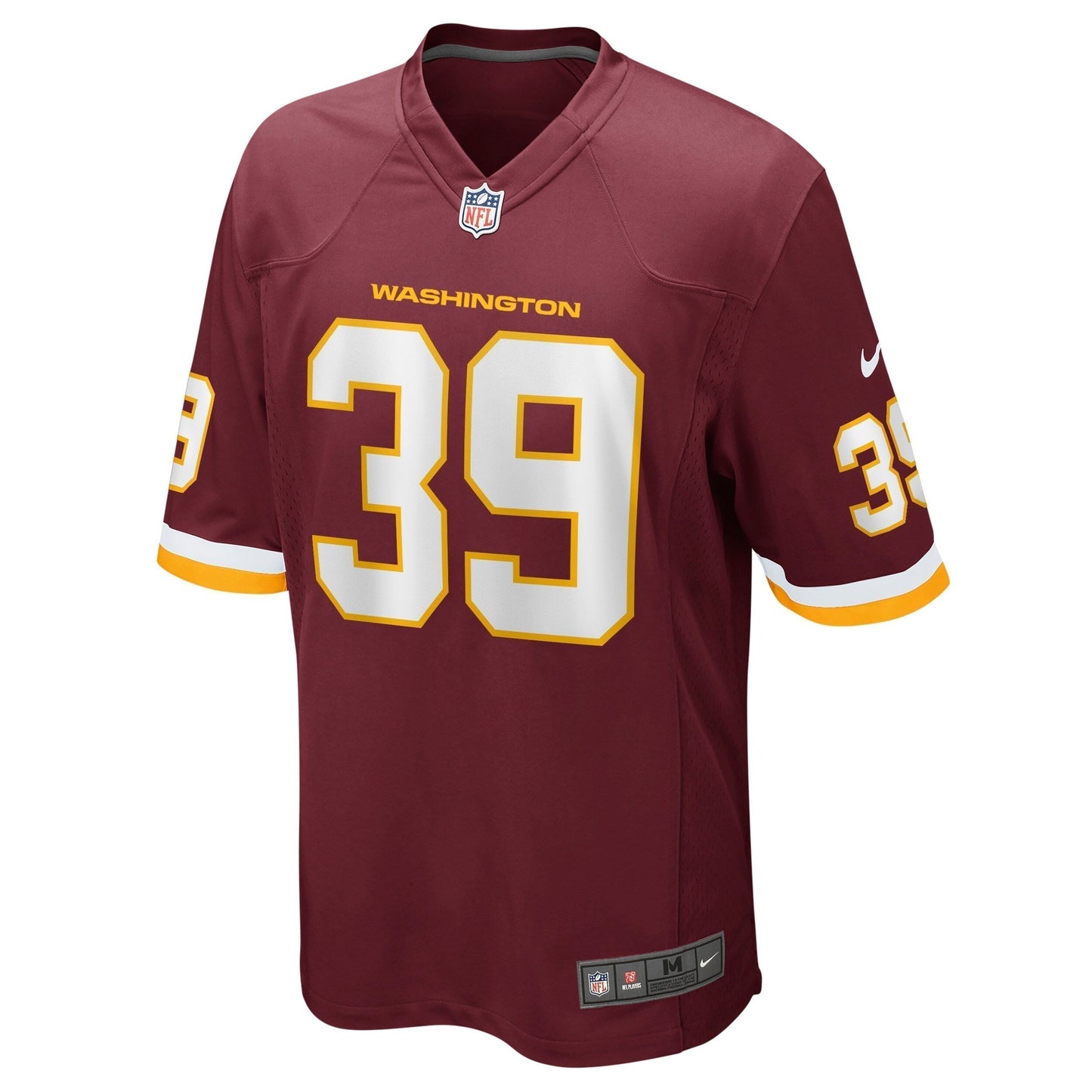 Jeremy Reaves Washington Football Team Game Jersey - Burgundy football jersey product view 2