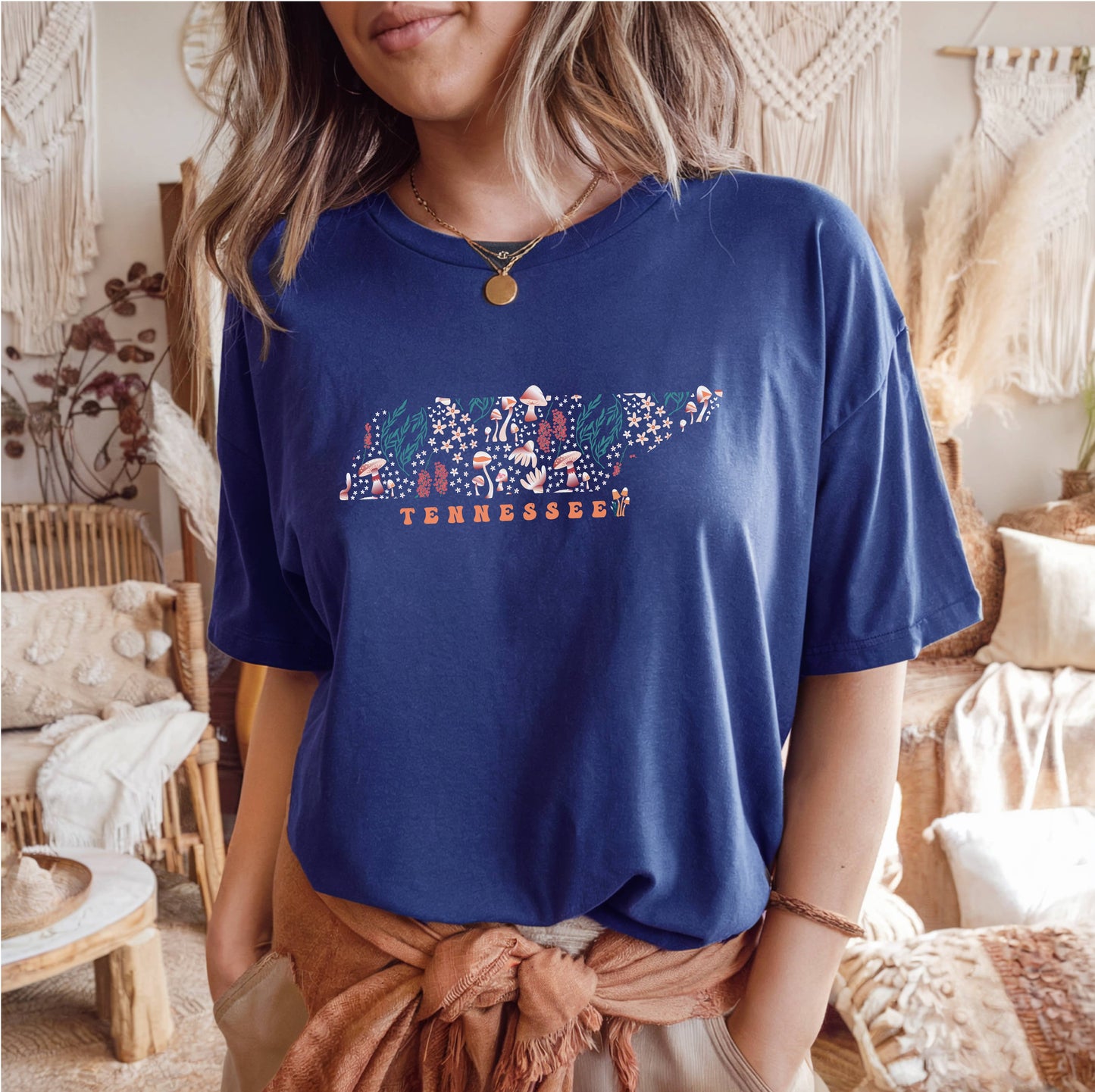 Enchanted Tennessee Graphic T-Shirt, Navy Comfort Colors Unisex T-shirt, Sweatshirt, Hoodie, Long Sleeve Tee - T-Shirt, Sweatshirt, Hoodie