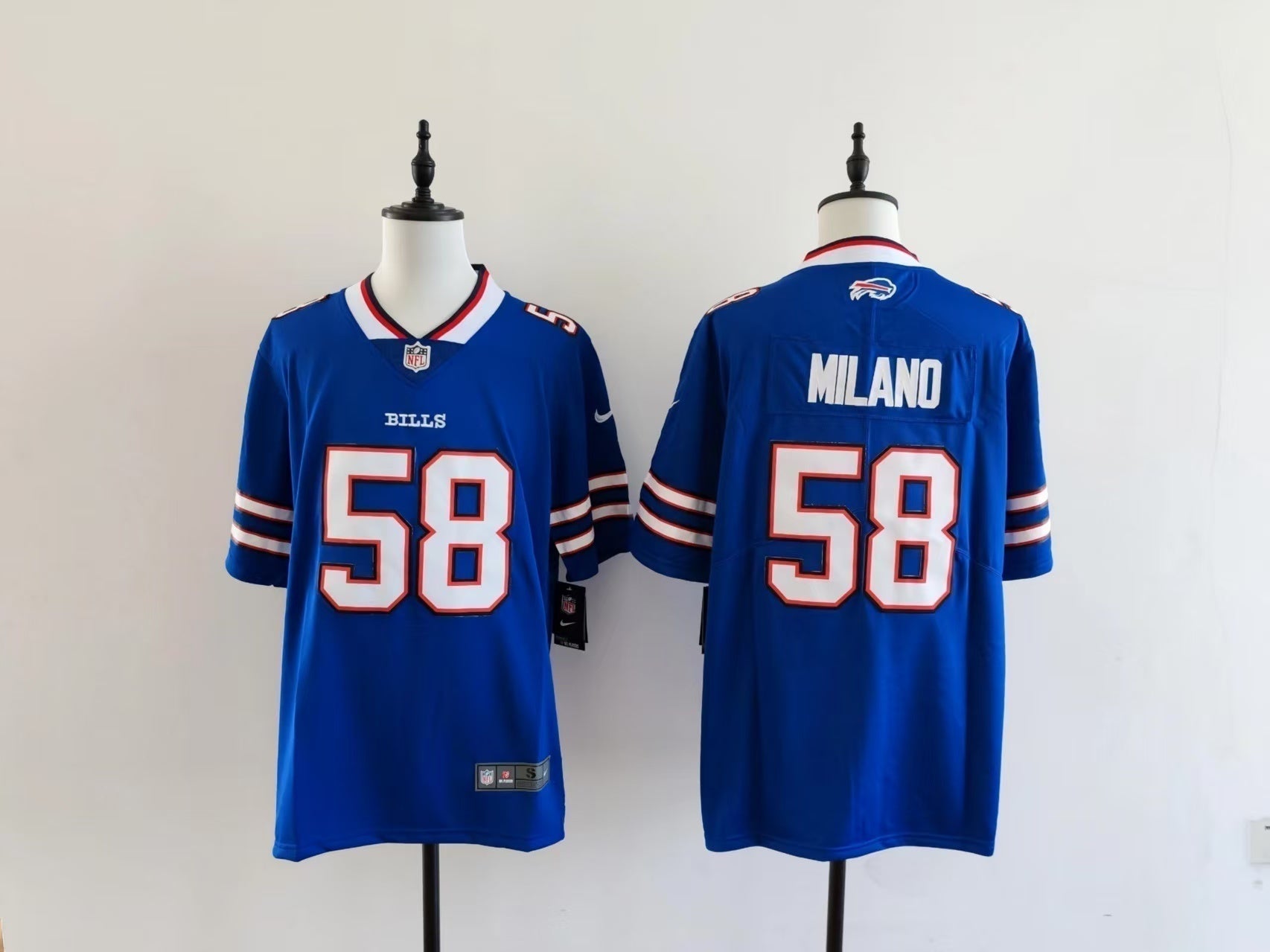 Men's Buffalo Bills Matt Milano Jersey-Blue football jersey product view 1