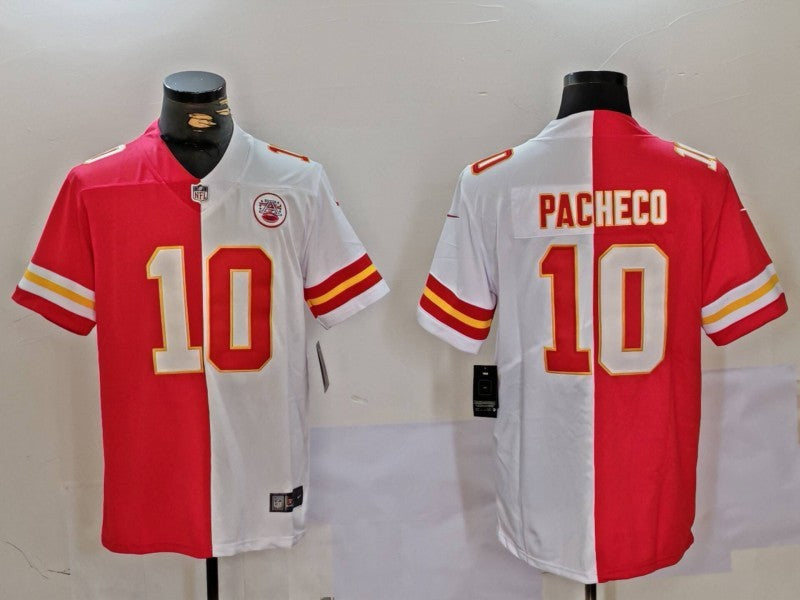 Men's Kansas City Chiefs Isiah Pacheco #10 Red/White Game Player Jersey1 football jersey product view 1