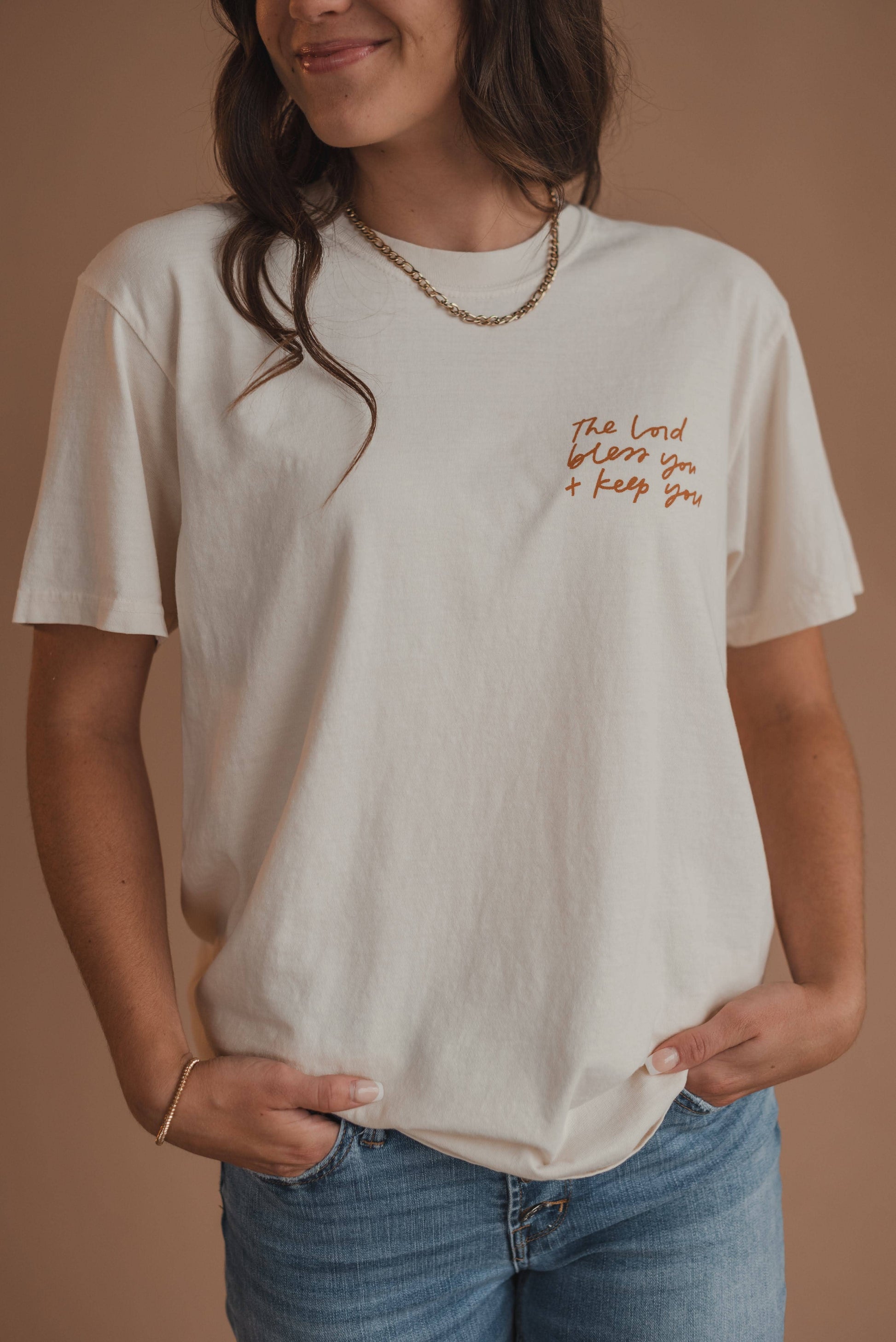 The Blessing Tee - Ivory | Christian Faith Unisex T-shirt, Sweatshirt, Hoodie, Long Sleeve Tee - T-Shirt, Sweatshirt, Hoodie
