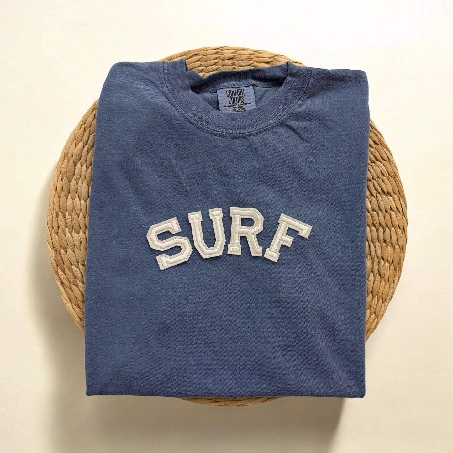 Comfort Colors Surf Short Sleeve Shirt, Surf Clothing Unisex T-shirt, Sweatshirt, Hoodie, Long Sleeve Tee - T-Shirt, Sweatshirt, Hoodie