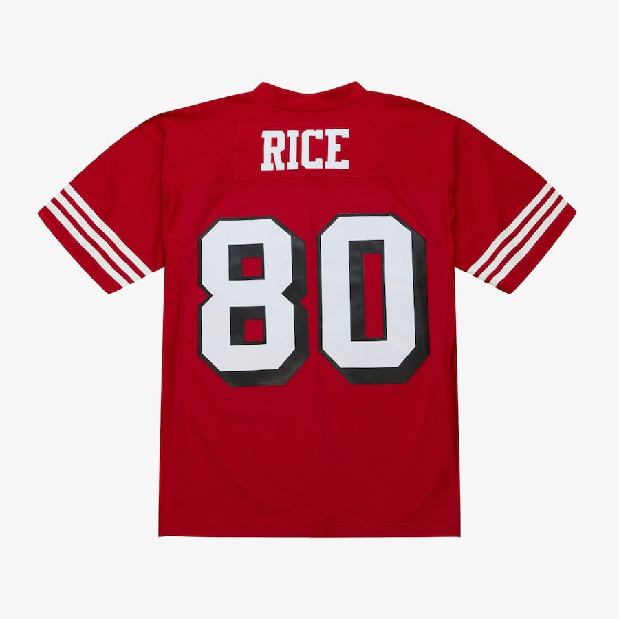 Men's Jerry Rice Scarlet San Francisco 49ers 1994 Legacy Jersey football jersey product view 2