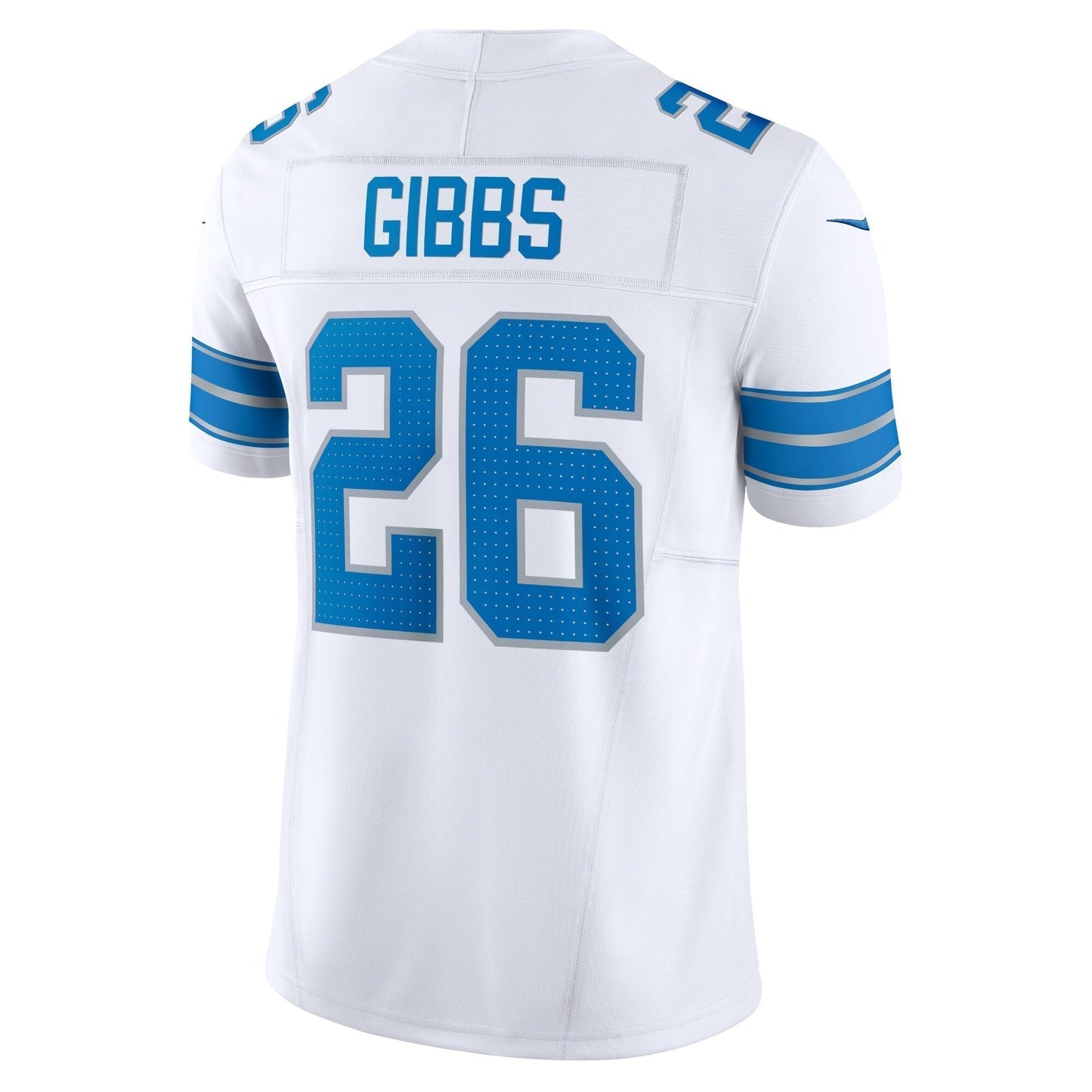 Jahmyr Gibbs Detroit Lions Vapor F.U.S.E. Limited Jersey - White football jersey product view 3