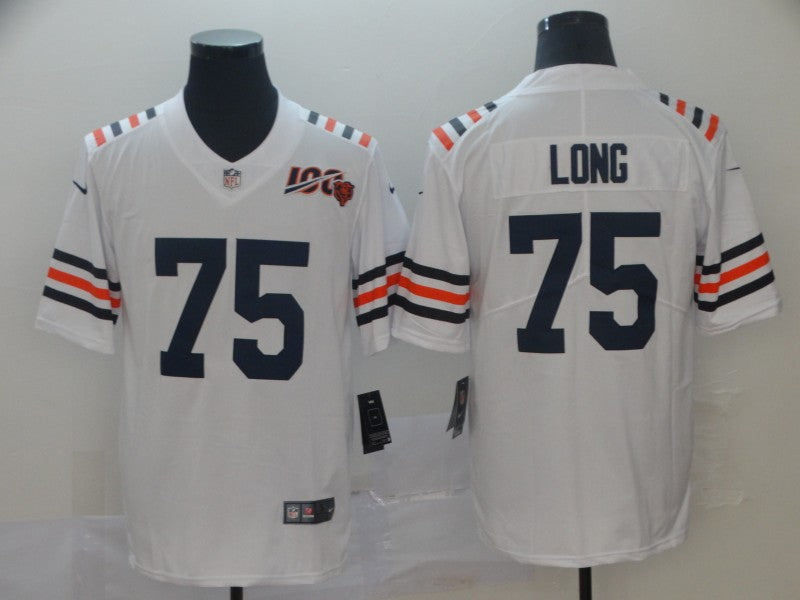 Men's Chicago Bears Kyle Long White Game Jersey football jersey product view 1