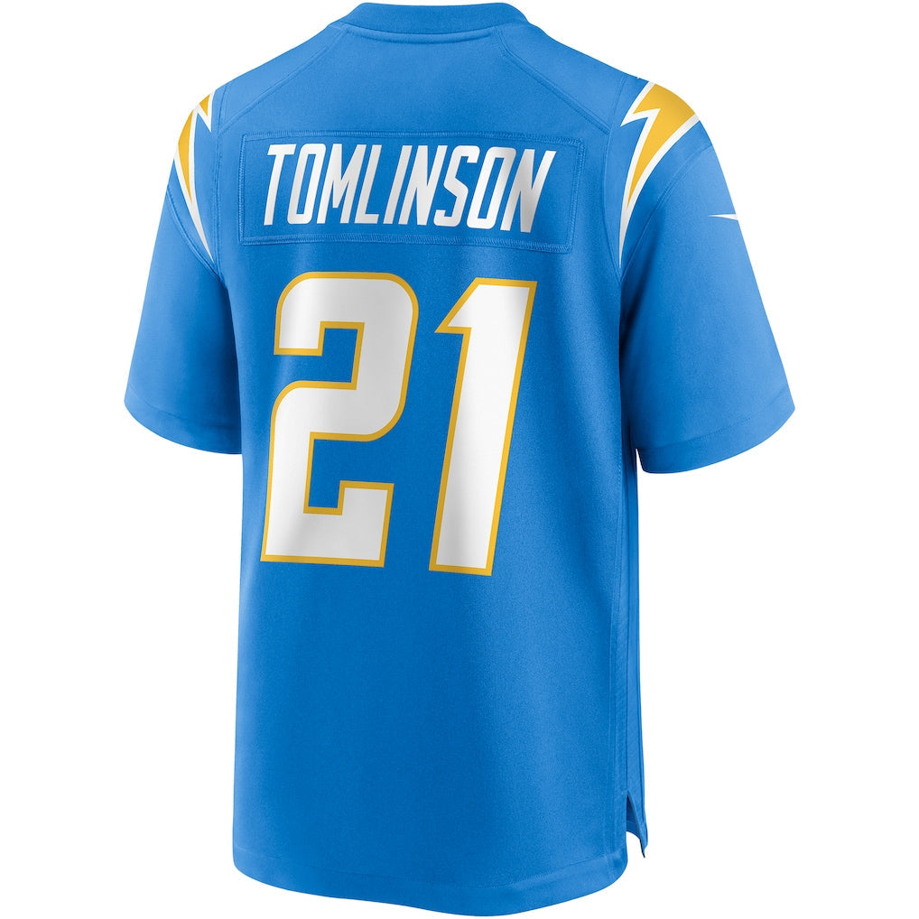 LA.Chargers #21 LaDainian Tomlinson Powder Blue Game Retired Player Jersey football jersey product view 1