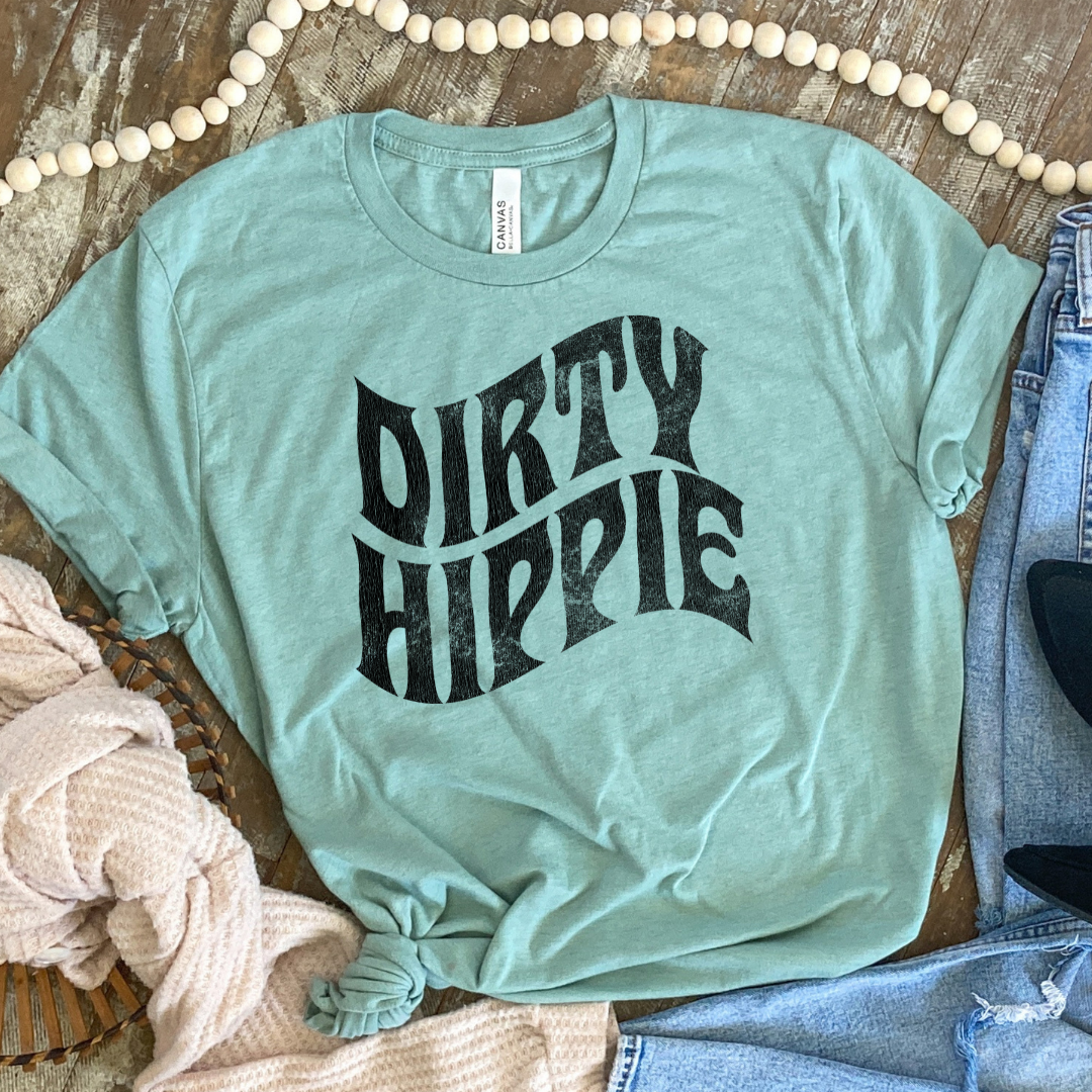 Dirty Hippy Graphic Tee Unisex T-shirt, Sweatshirt, Hoodie, Long Sleeve Tee - T-Shirt, Sweatshirt, Hoodie