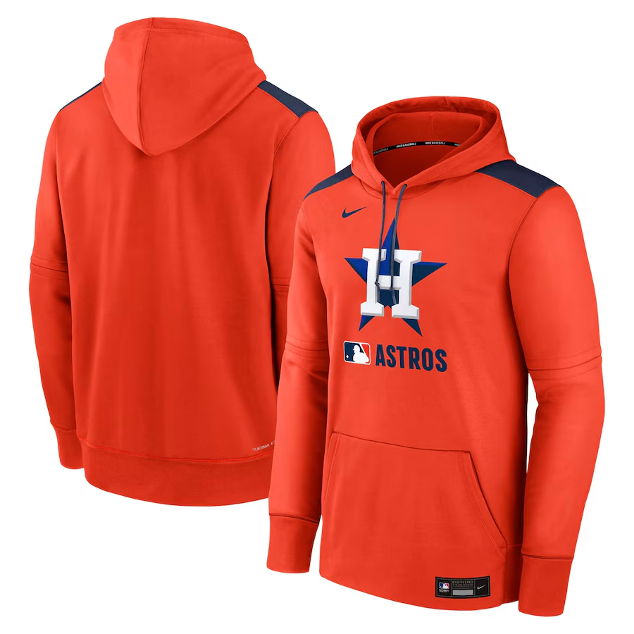 Houston Astros Performance Pullover Red Hoodie baseball jersey product view 1