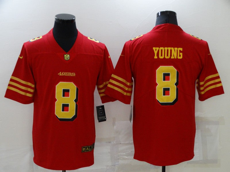 Men's San Francisco 49ers Steve Young Red Player Game Jersey football jersey product view 1