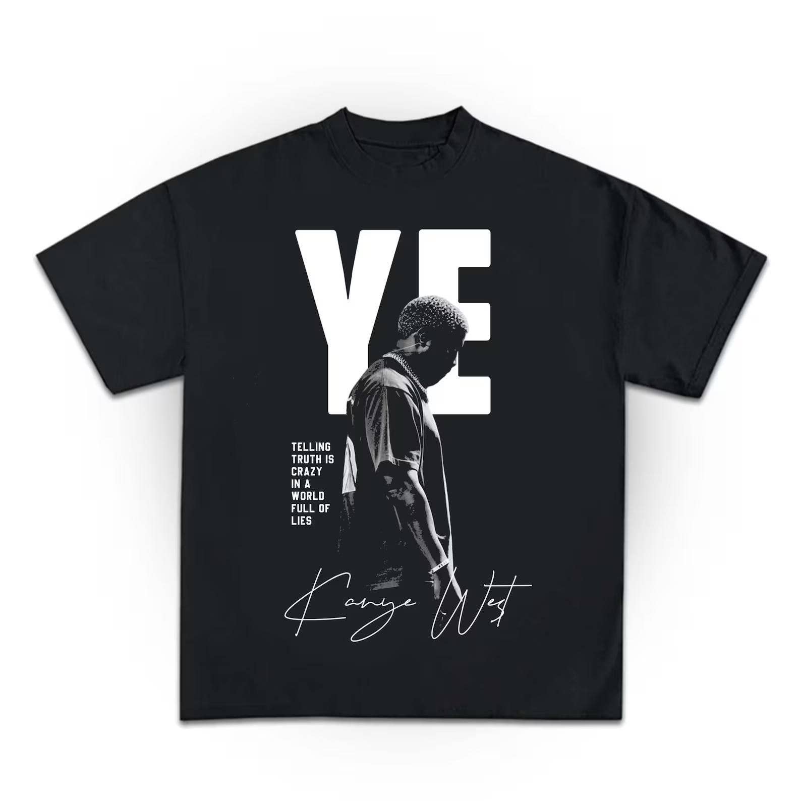 Kanye West Retro Bootleg Graphic Style T-Shirt Unisex T-shirt, Sweatshirt, Hoodie, Long Sleeve Tee - T-Shirt, Sweatshirt, Hoodie