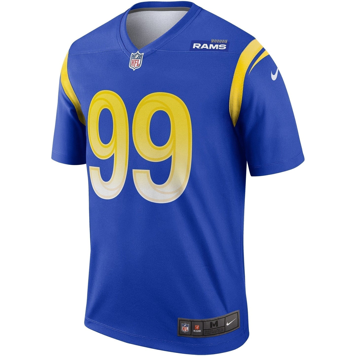 Aaron Donald Los Angeles Rams Legend Jersey - Royal football jersey product view 2