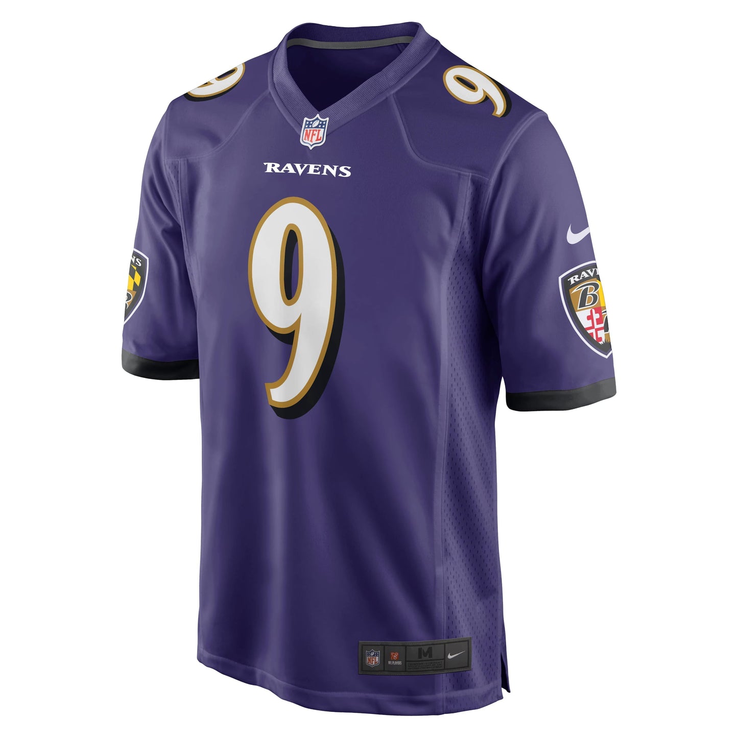 Baltimore Ravens Steve McNair Purple Game Retired Player Jersey football jersey product view 2