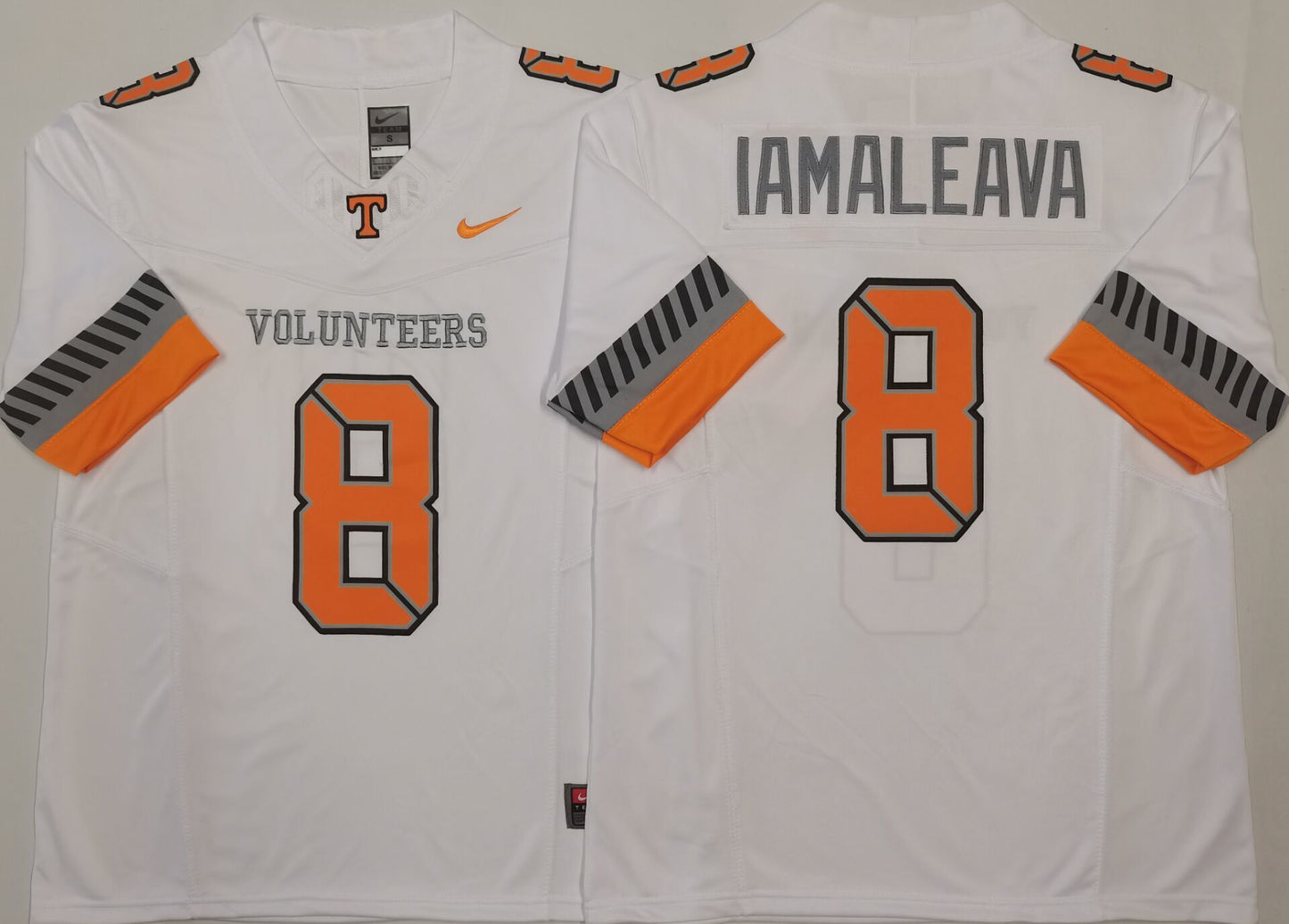 Men's Tennessee Volunteers Nico Iamaleava #8 White Jersey sports jersey product view 1