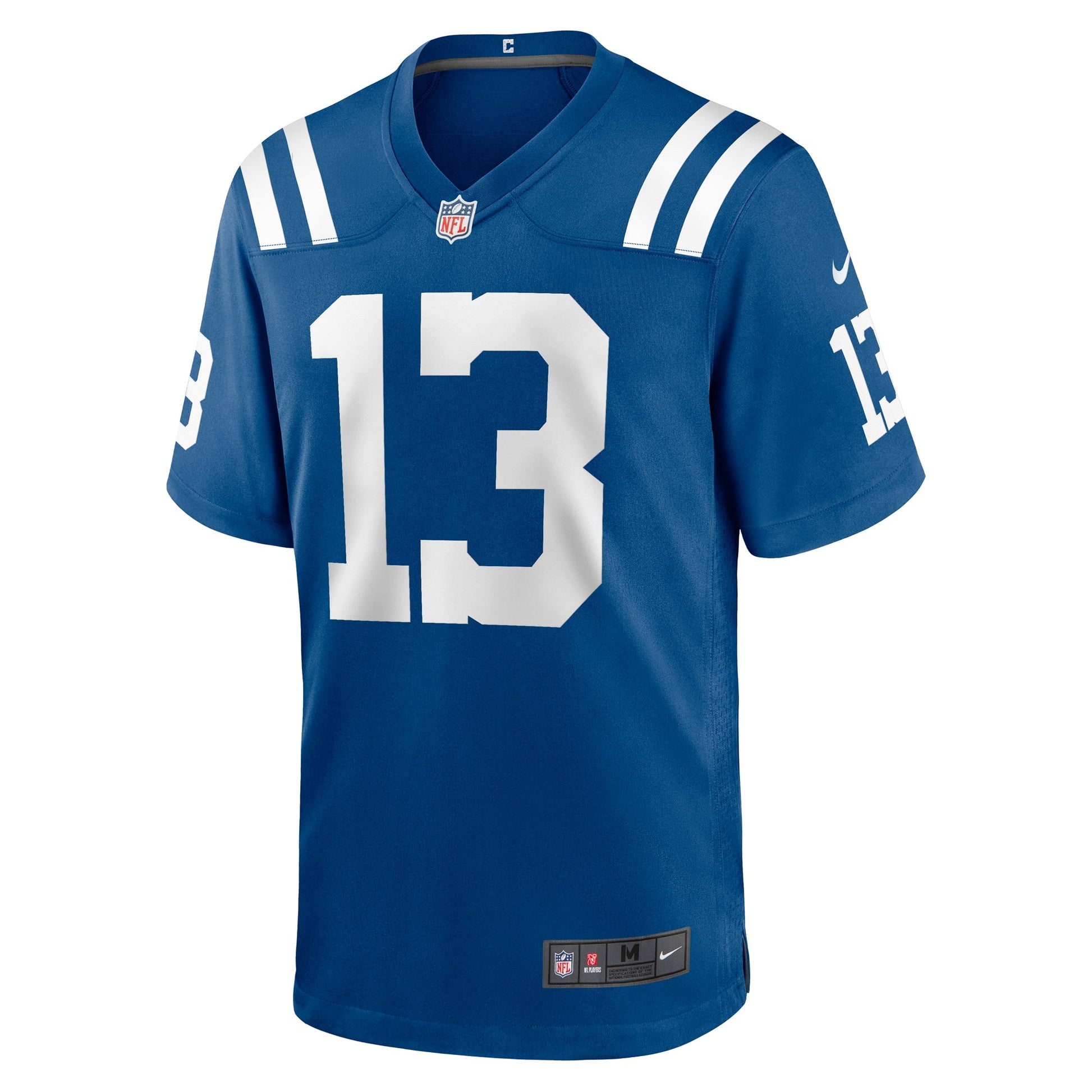 Racey McMath Indianapolis Colts Team Game Jersey - Royal football jersey product view 2