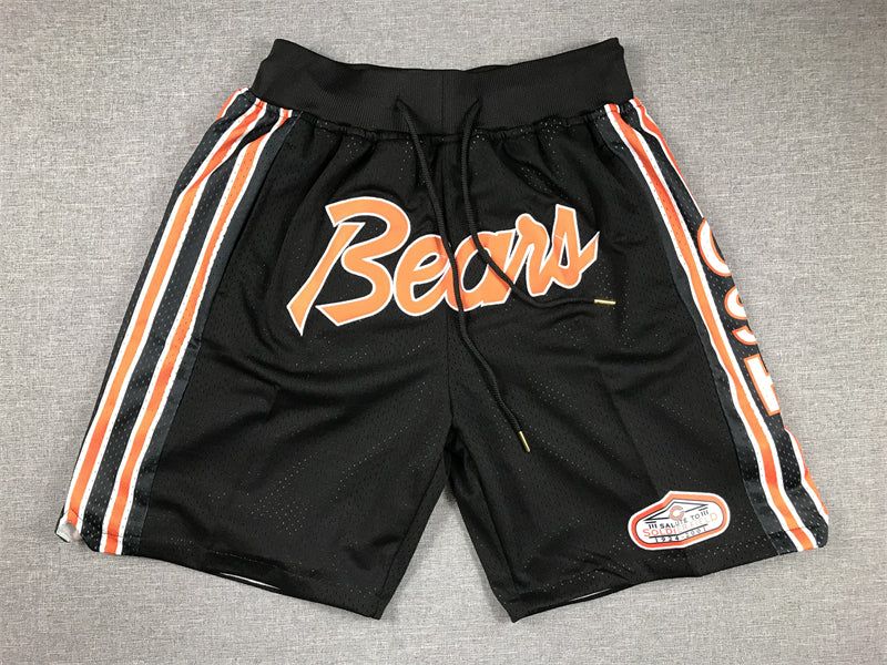 Men's Chicago Bears Black Pocket Shorts football jersey product view 1