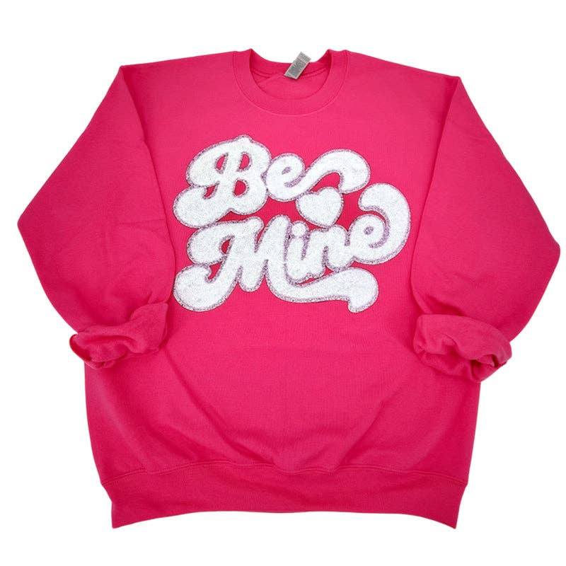 SW-6723 Be Mine Sweatshirt Heliconia Unisex T-shirt, Sweatshirt, Hoodie, Long Sleeve Tee - T-Shirt, Sweatshirt, Hoodie