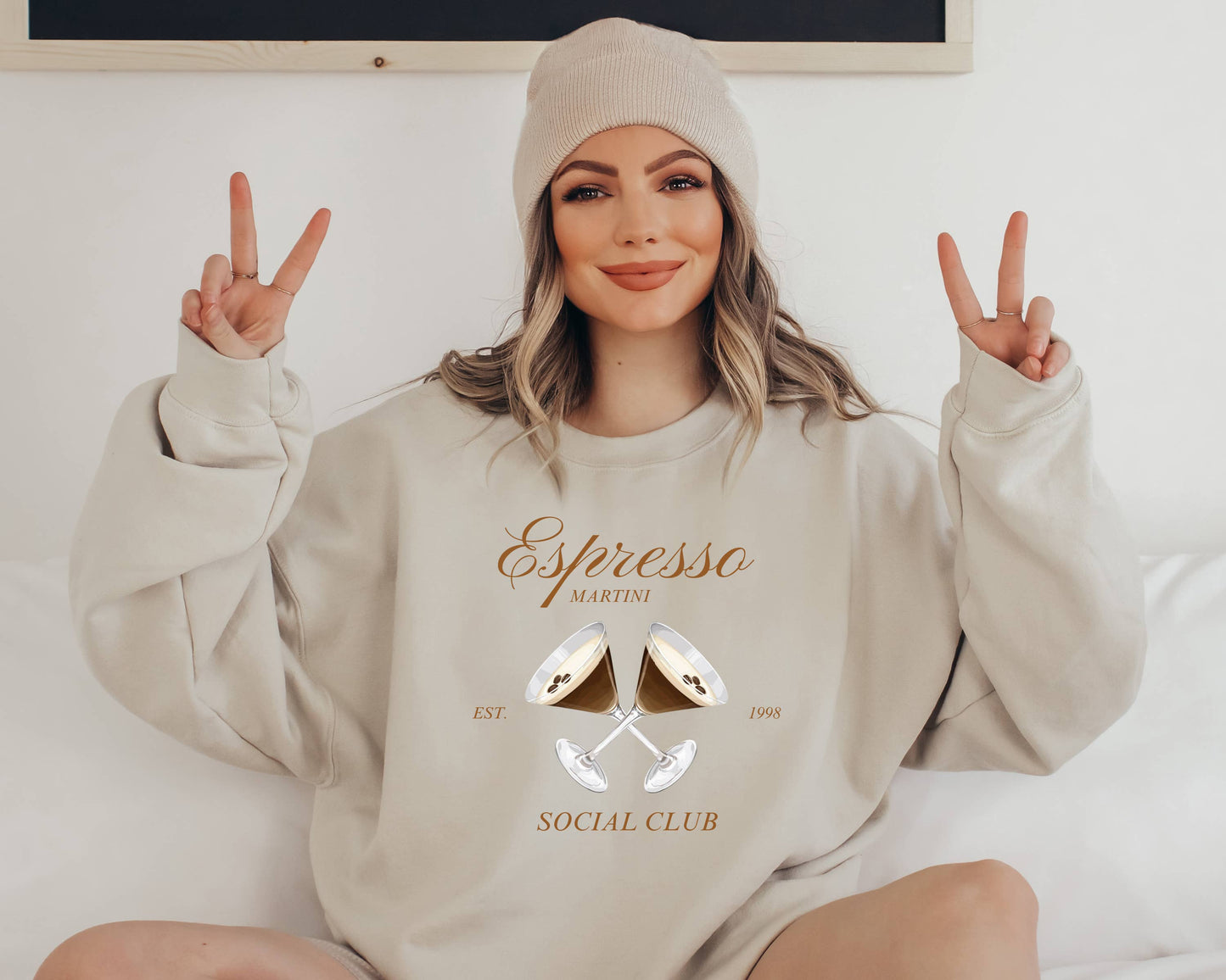 Tini Time, Espresso Martini Sweatshirt, Social Club Unisex T-shirt, Sweatshirt, Hoodie, Long Sleeve Tee - T-Shirt, Sweatshirt, Hoodie