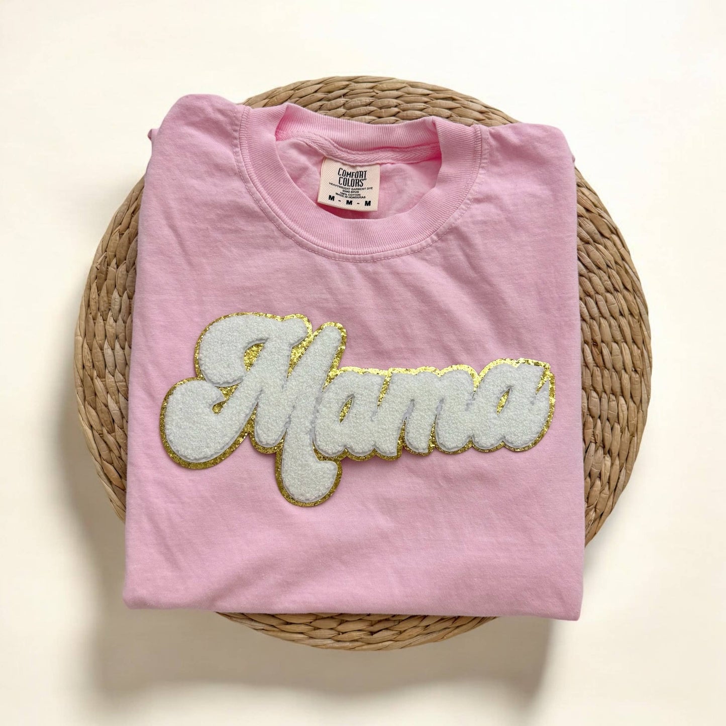 Chenille Comfort Colors Mama Shirt, MotherS Day Gifts Unisex T-shirt, Sweatshirt, Hoodie, Long Sleeve Tee - T-Shirt, Sweatshirt, Hoodie