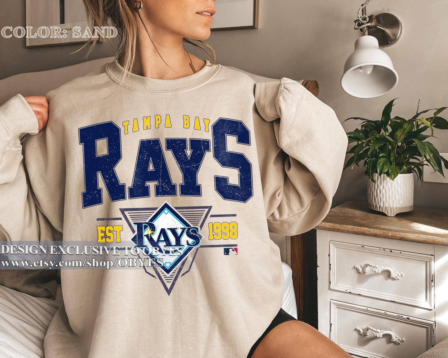 Vintage Tampa Bay Baseball Sweatshirt For Fans Unisex T-shirt, Sweatshirt, Hoodie, Long Sleeve Tee - T-Shirt, Sweatshirt, Hoodie