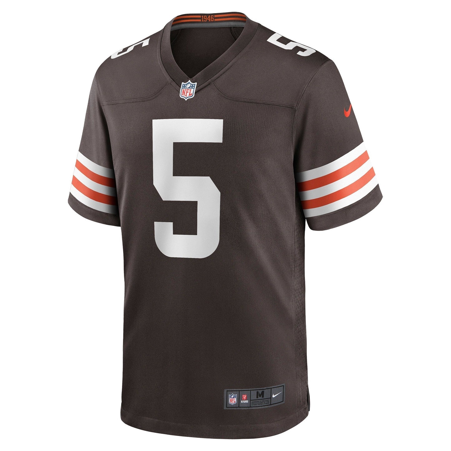 Anthony Walker Jr. Cleveland Browns Game Jersey - Brown football jersey product view 2