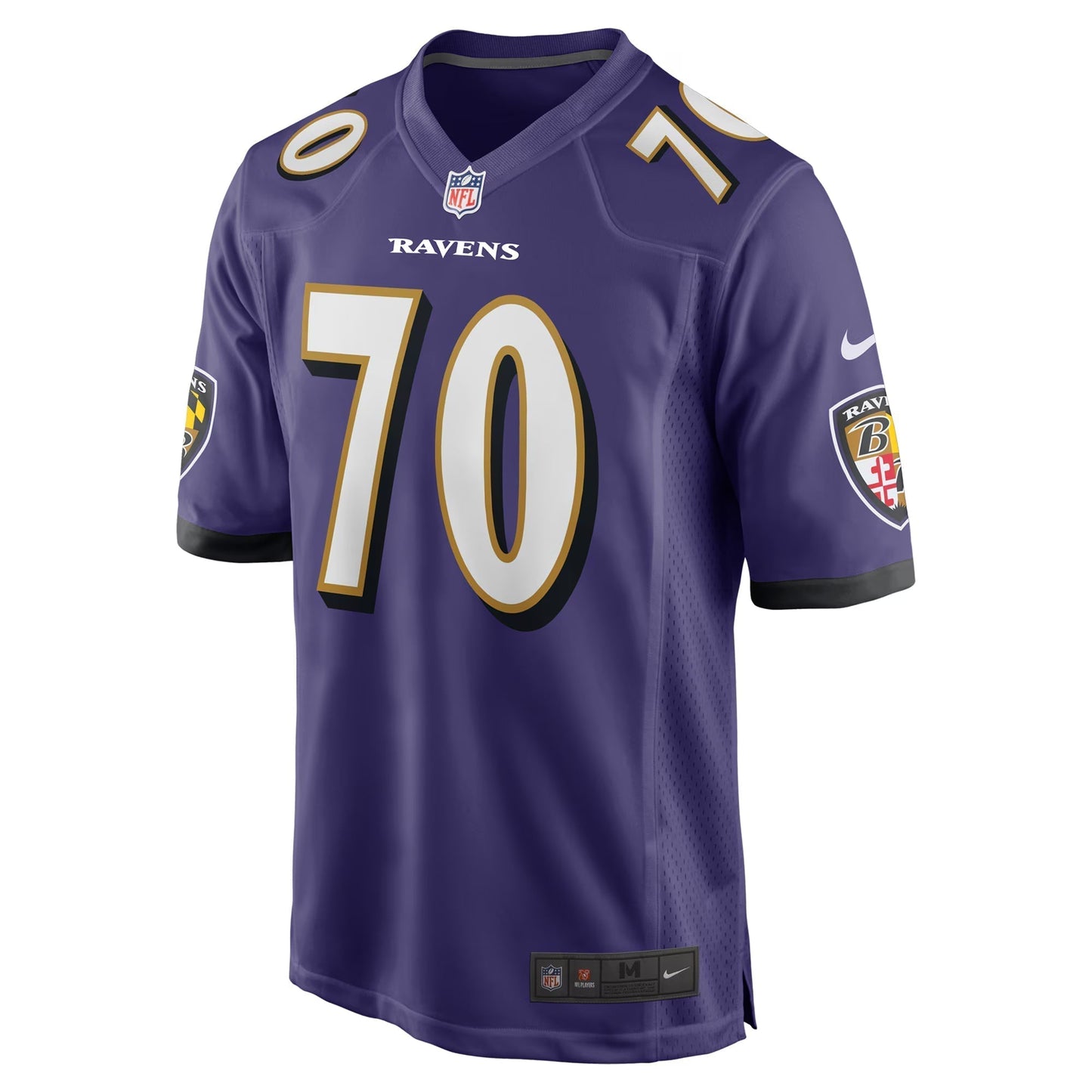 Baltimore Ravens Roger Rosengarten Purple Team Game Jersey football jersey product view 2