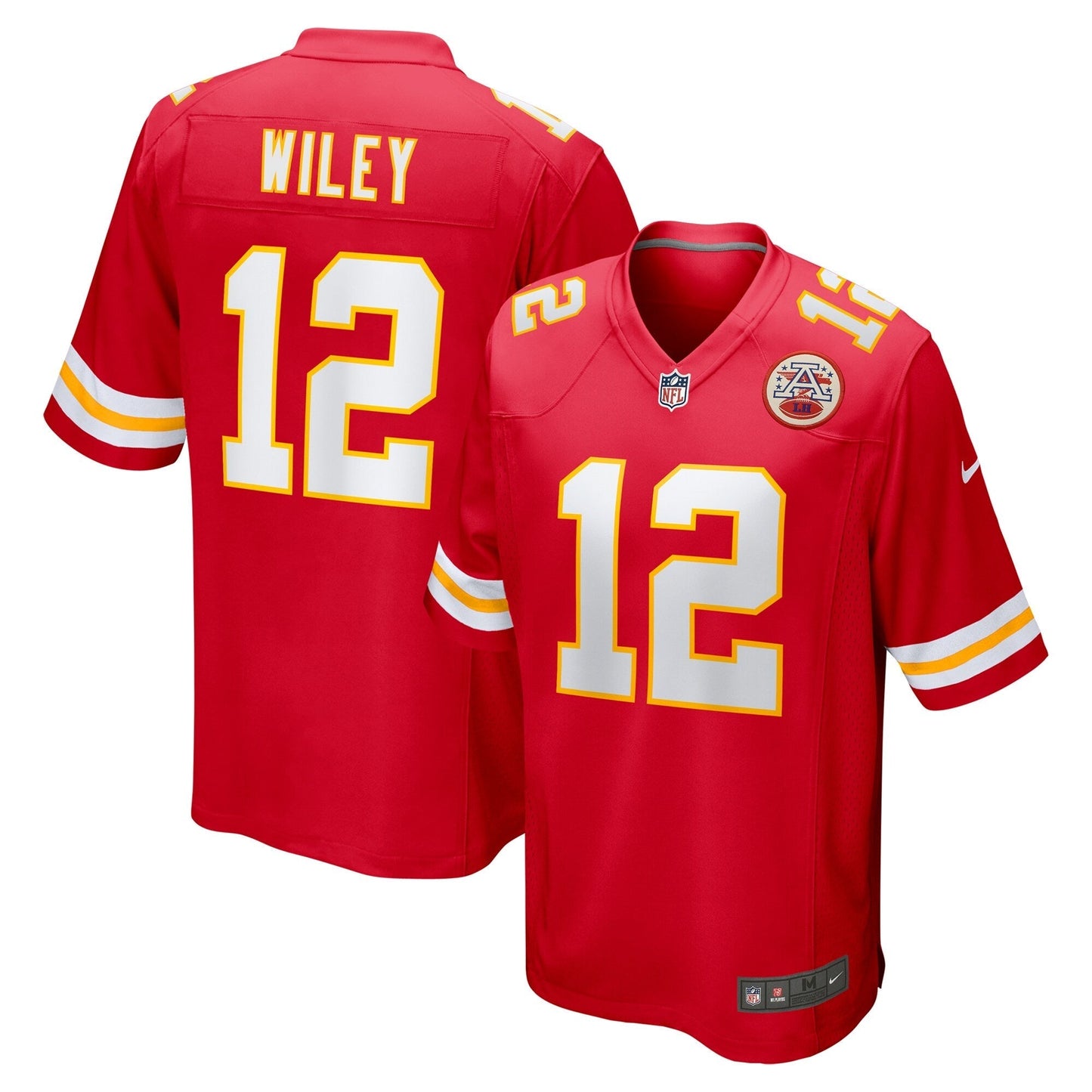 Kansas City Chiefs Jared Wiley Red Game Jersey football jersey product view 1