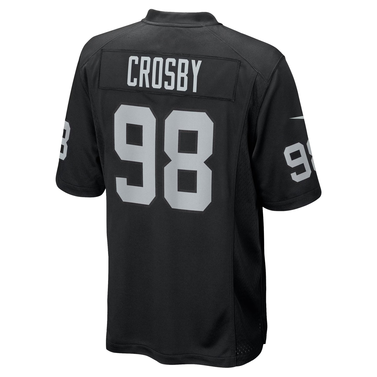 Las Vegas Raiders Maxx Crosby Black Game Jersey football jersey product view 1